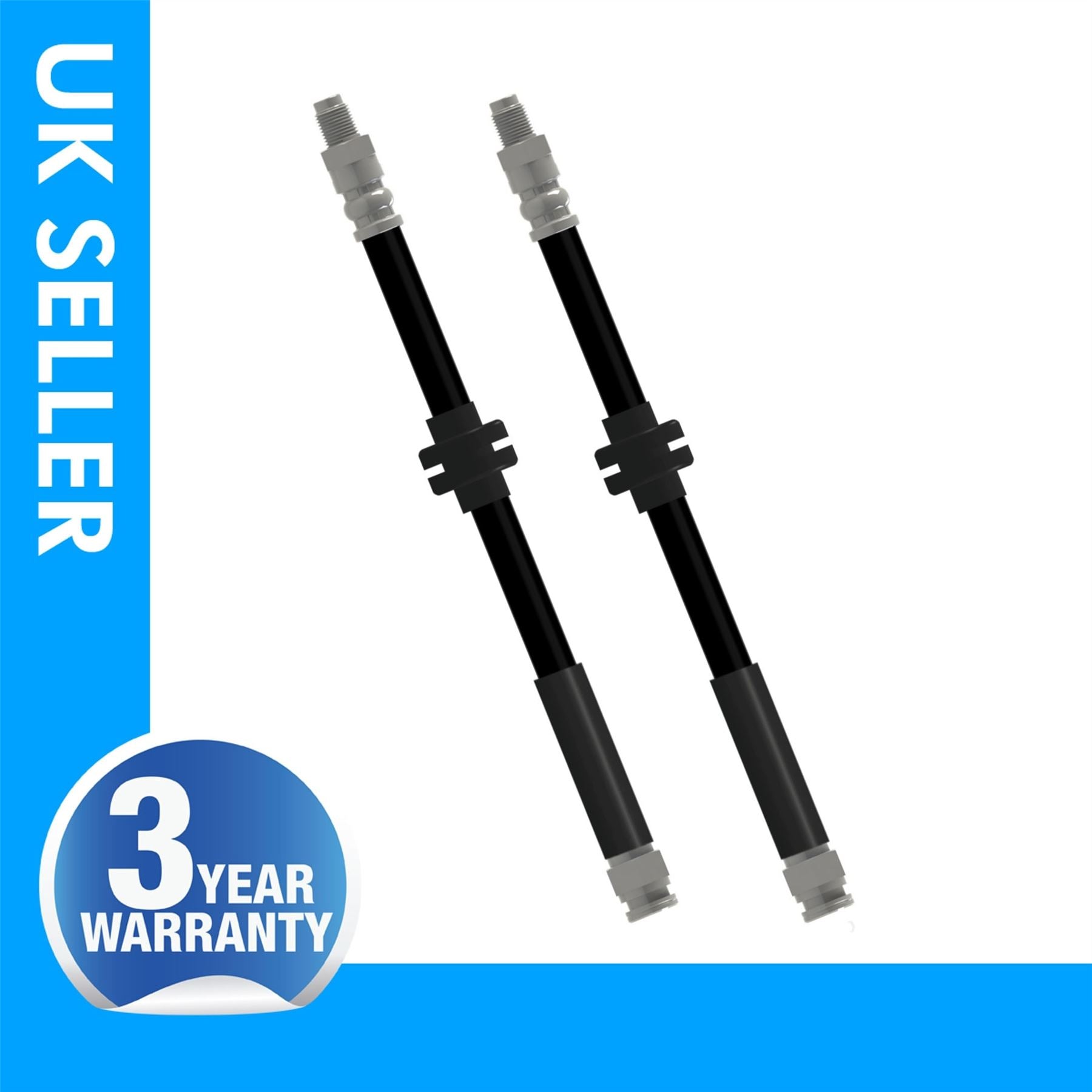 2X FRONT BRAKE HOSE PIPE For FIAT 500L Fiorino Grande Punto Linea Punto Qubo ALFA ROMEO Mito OPEL VAUXHALL Adam Corsa  55701047
