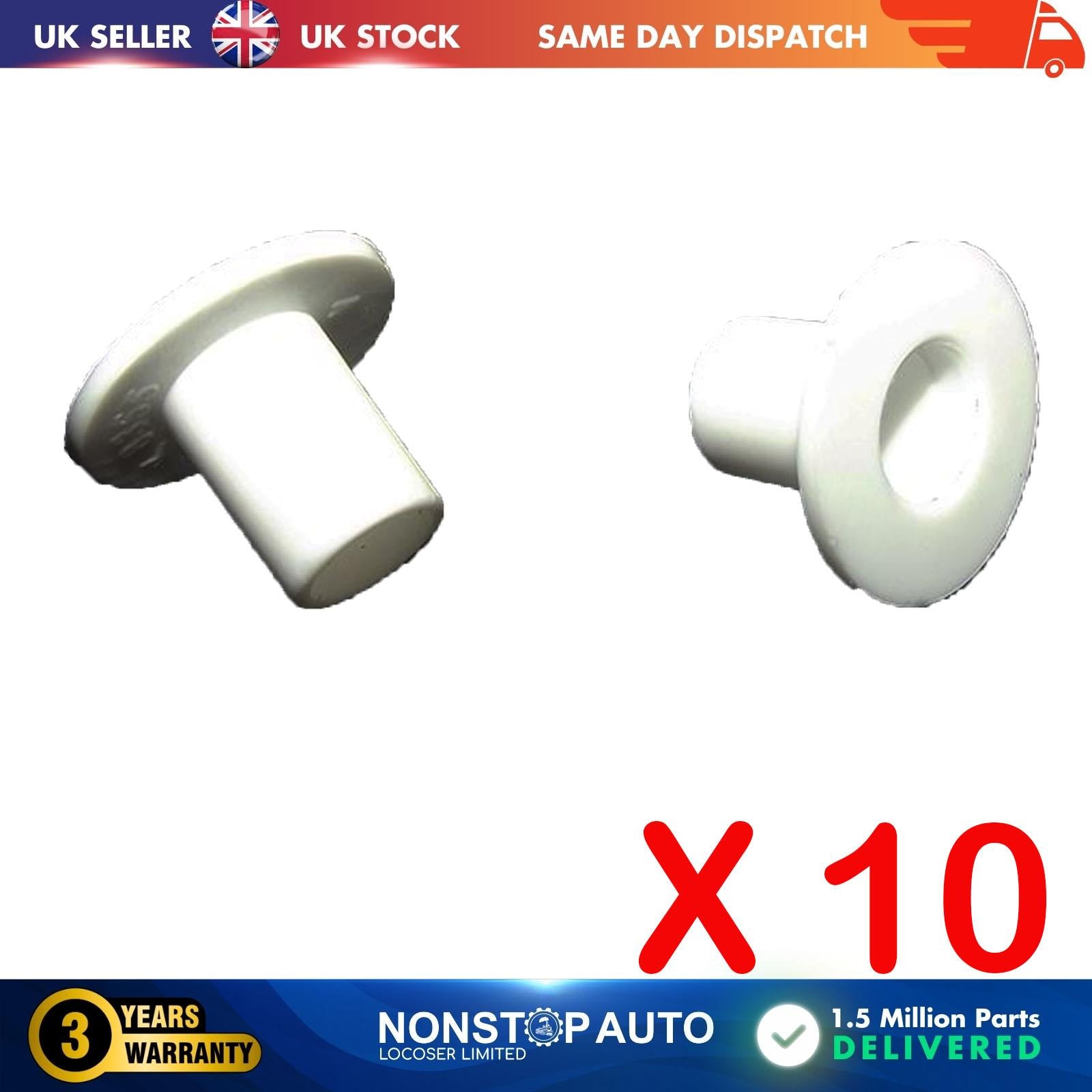 10X UNIVERSAL Plastic CLIPS
