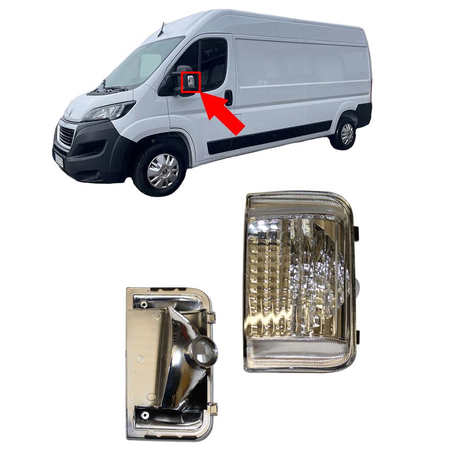 FOR CITROEN RELAY FIAT DUCATO WING MIRROR INDICATOR LEFT SIDE 71748252, 6325H0