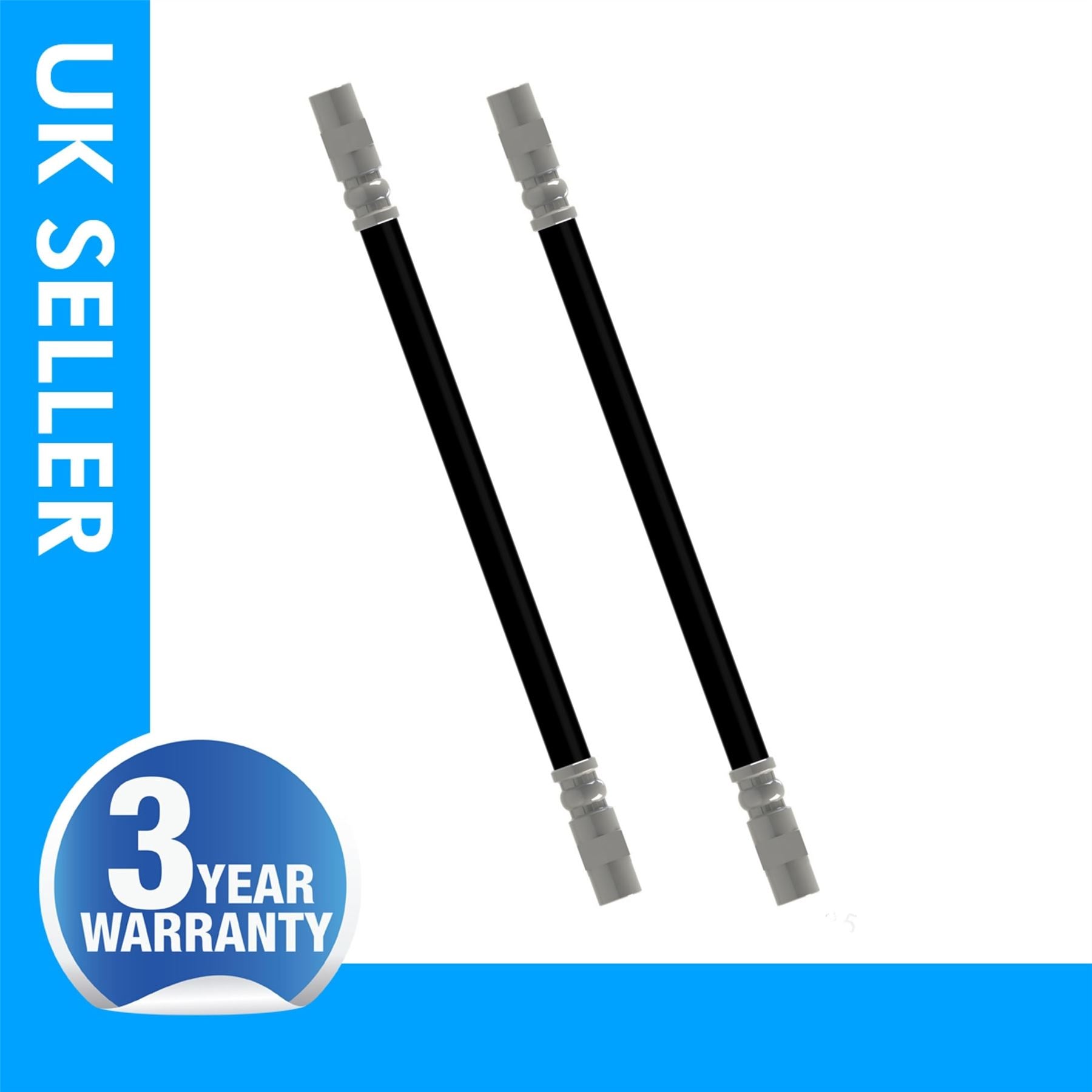 2x FOR Seat Cordoba Toledo Audi 80 90 Rear Brake Hose 171611775A-481611776