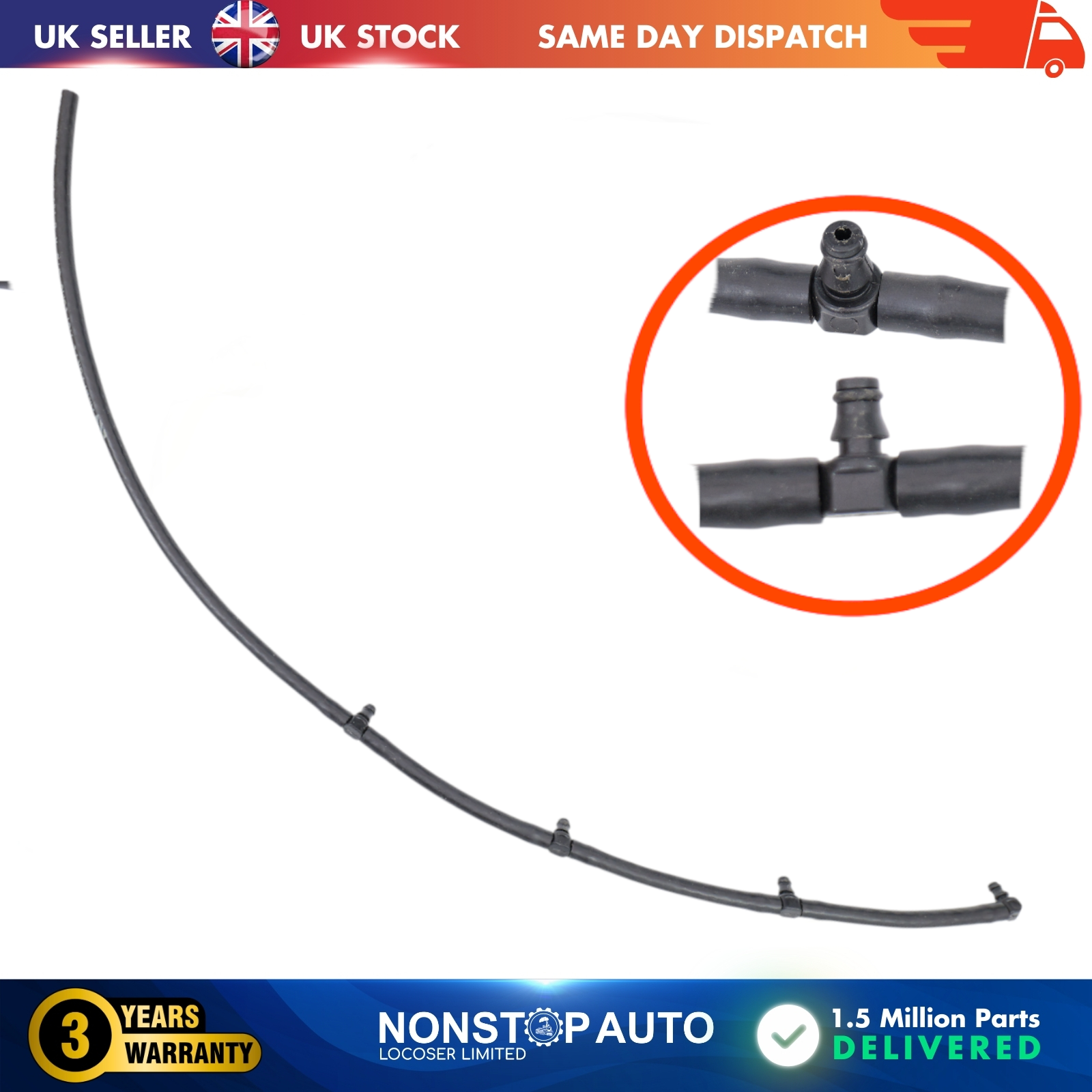 FUEL OVERFLOW LEAK OFF PIPE FOR MERCEDES C-CLASS CLC-CLASS CLC-CLASS E-CLASS SPRINTER VIANO VITO 6460701132