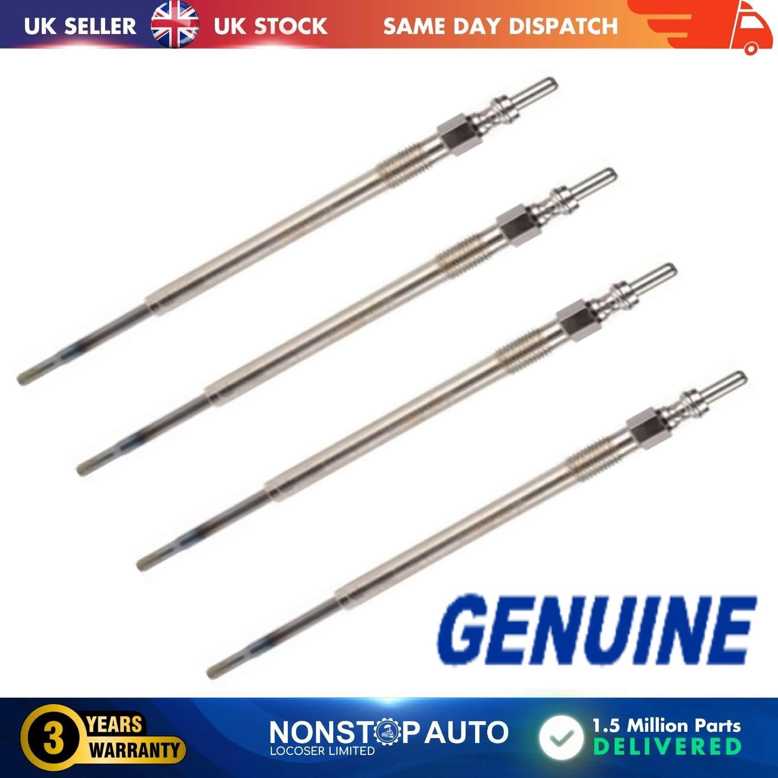 4X GENUINE GLOW PLUGS FOR CITROEN JUMPER II FIAT DUCATO IVECO DAILY II IV V VI MASSIF PEUGEOT BOXER