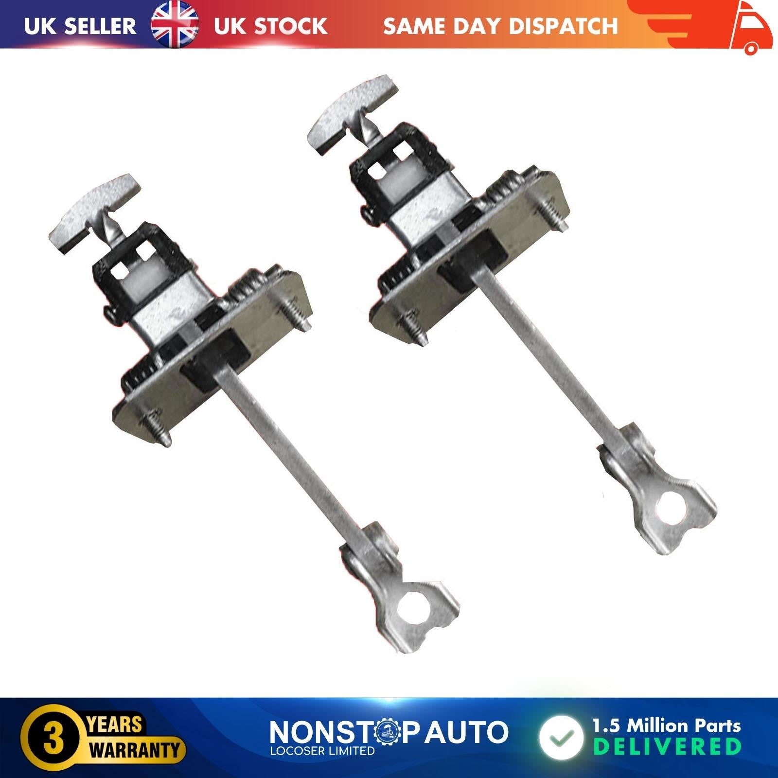 2 X Front Door Hinge Stop Check Strap Limitery Right and Left Side Fits CITROEN C4 Picasso I  9181K3