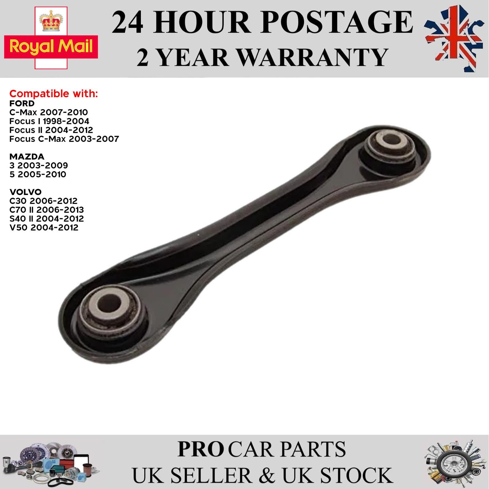Rear Lower Track Control Arm For FORD Focus I II MAZDA 3 5 98AG5K743AF