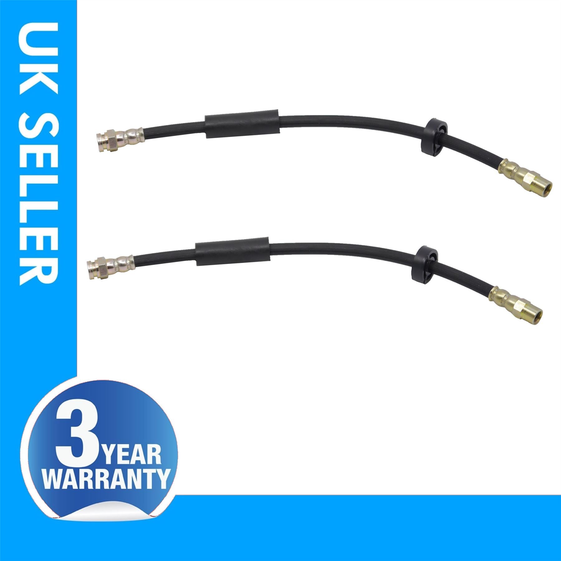 2X Rear Brake Hose Pipe For FORD Galaxy MK1 VW Sharan SEAT Alhambra  7M0611775E