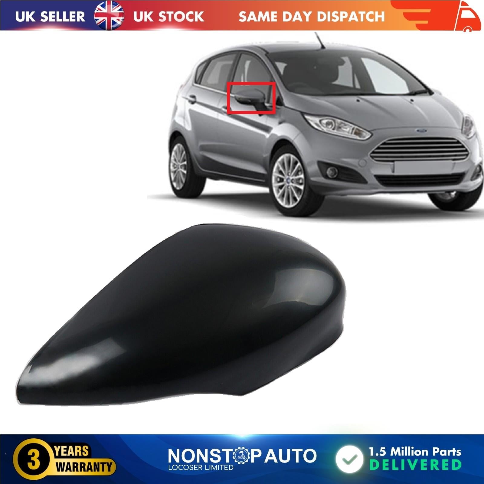 DOOR WING MIRROR COVER CAP RIGHT SIDE FOR FORD FIESTA VI B-MAX 8A6117K746