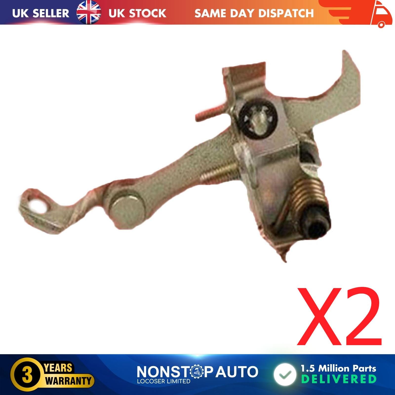 2 X Front Door Hinge Stop Check Strap Limitery Right and Left Side Fits PEUGEOT 206 9181C8