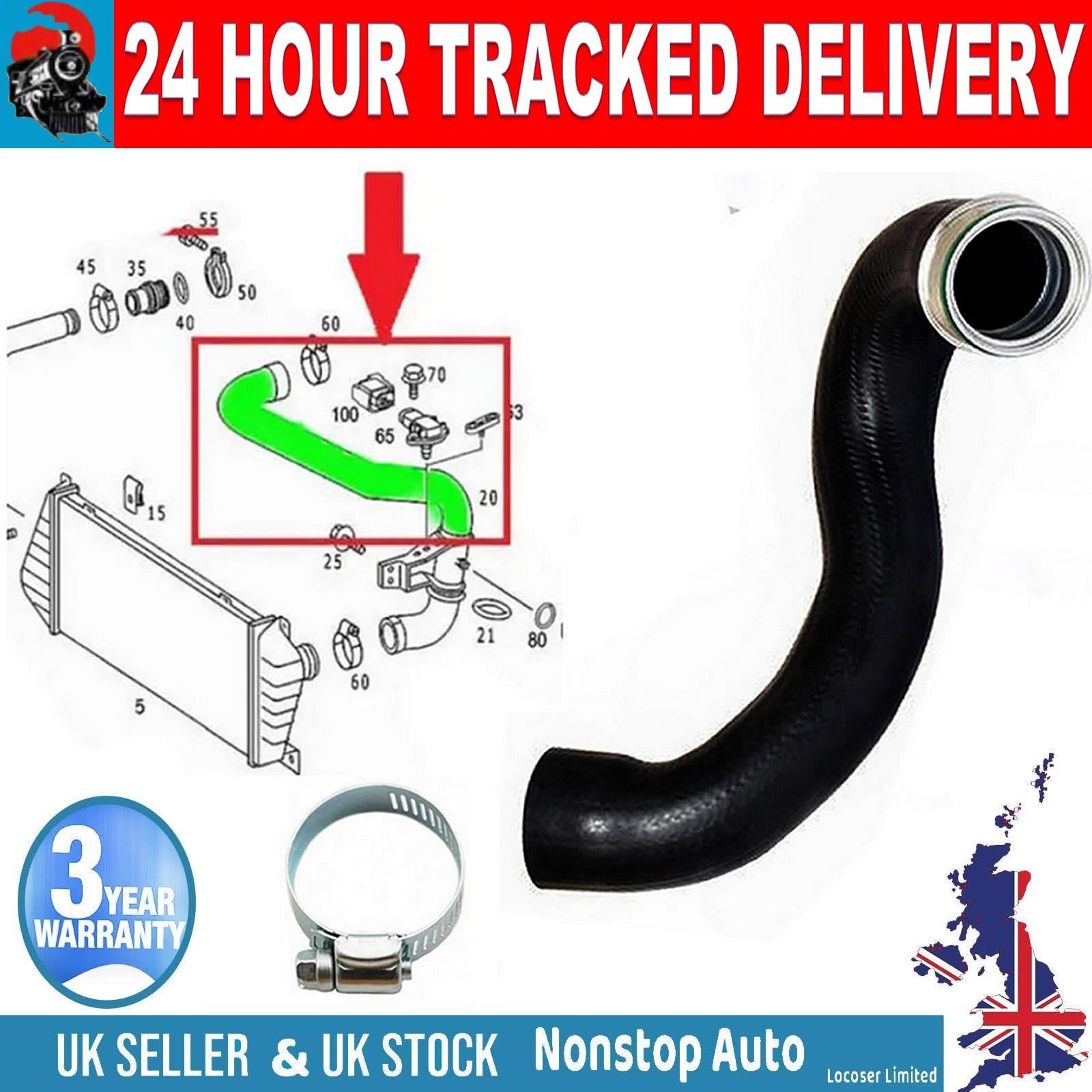 TURBO INTERCOOLER HOSE PIPE FOR  MERCEDES Sprinter 2-t 3-t 4-t 5-t  9015283982
