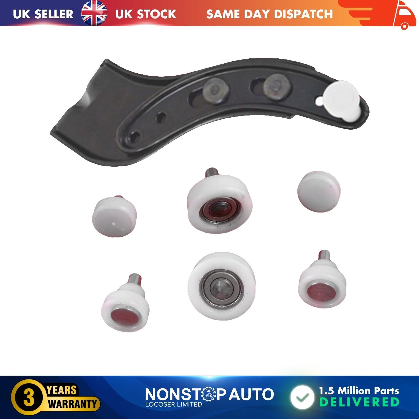 Sliding Door Roller Hinge Bottom Middle Right Side Fits VW Caddy III IV  2K0843336A