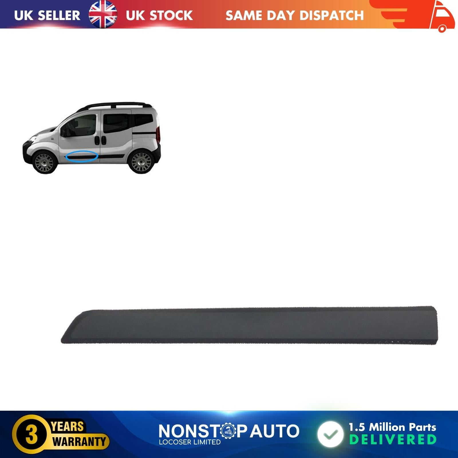 Door trim - door panel / front left Fits Peugeot Bipper Door Moulding