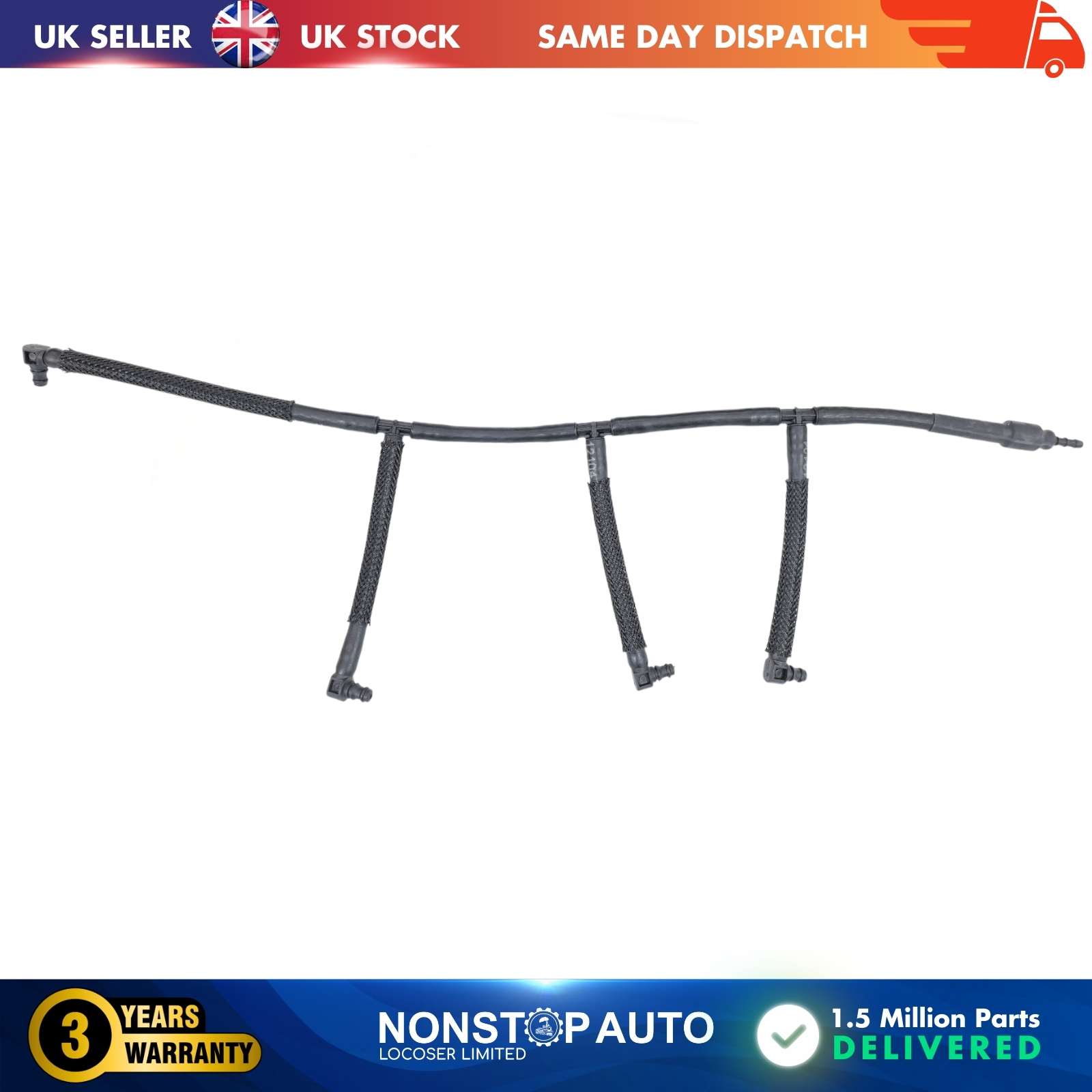 INJECTOR RETURN LEAK OFF PIPE FOR AUDI A1 A3 SEAT ALTEA ALTEA XL IBIZA IV LEON TOLEDO IV SKODA FABIA II OCTAVIA II RAPID ROOMSTER SUPERB II YETI VW BEETLE CADDY ALLTRACK IV III IV  GOLF PLUS V GOLF VI JETTA III IV PASSAT POLO V TOURAN   03L130235AF