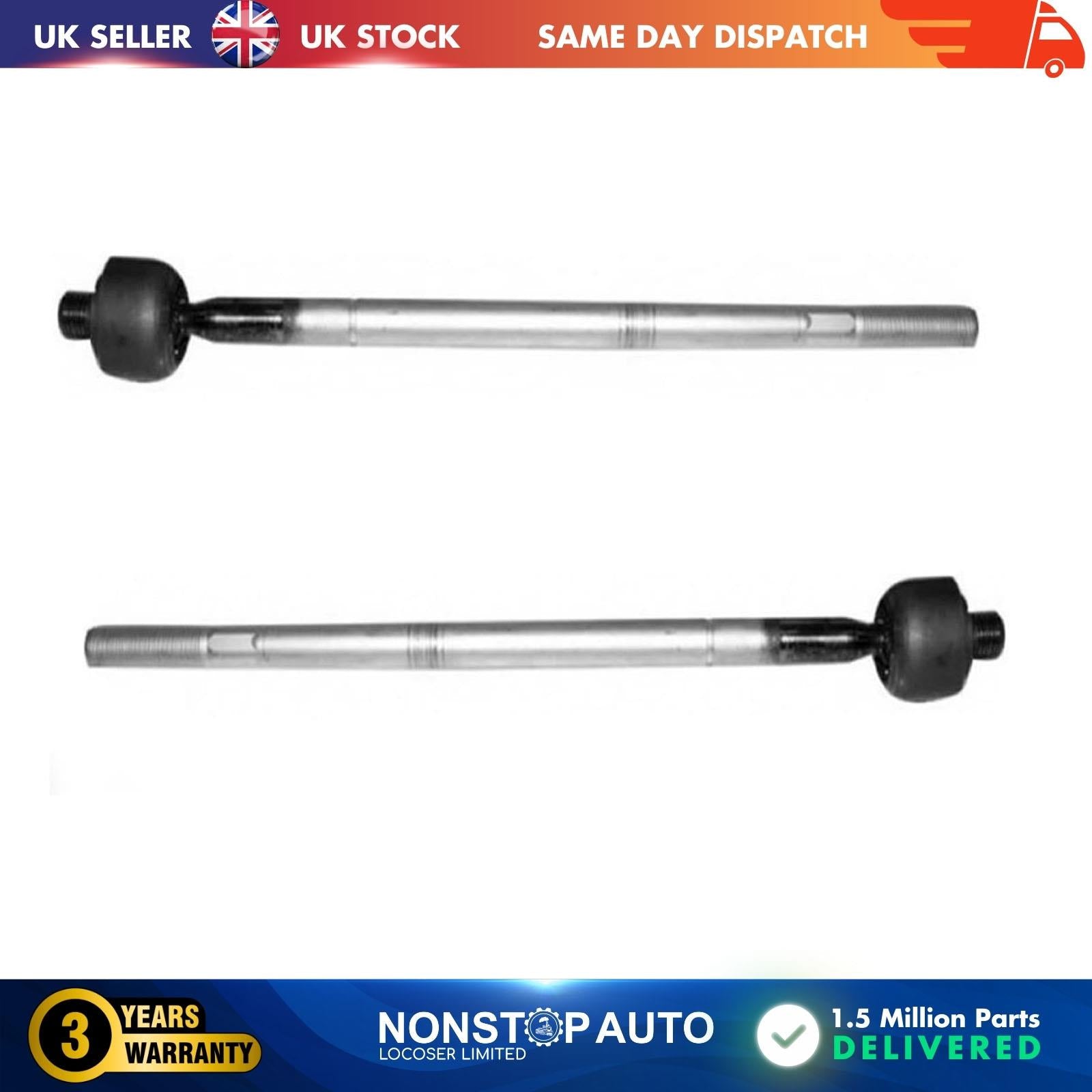 2x Steering axle tie rod ball joint stabilizer FORD Transit V184 V347 right thick / YC15 3L519 BA