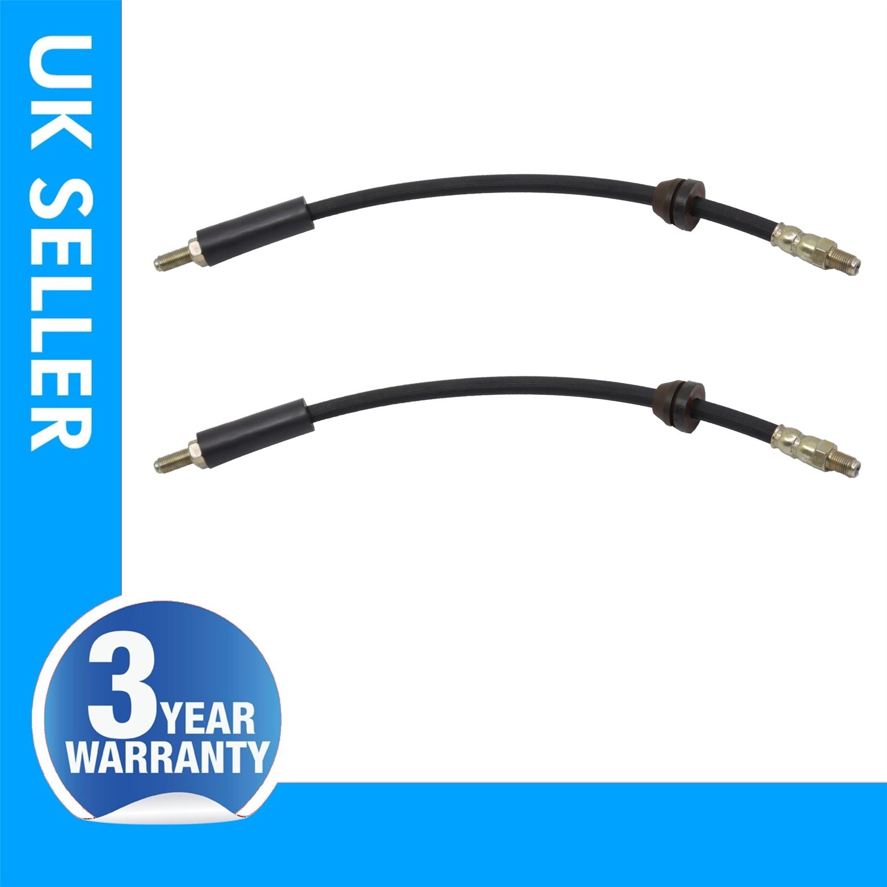 2X Front Brake Hose Pipe For FORD Escort  Mk4 Orion I II 84AB2078AA