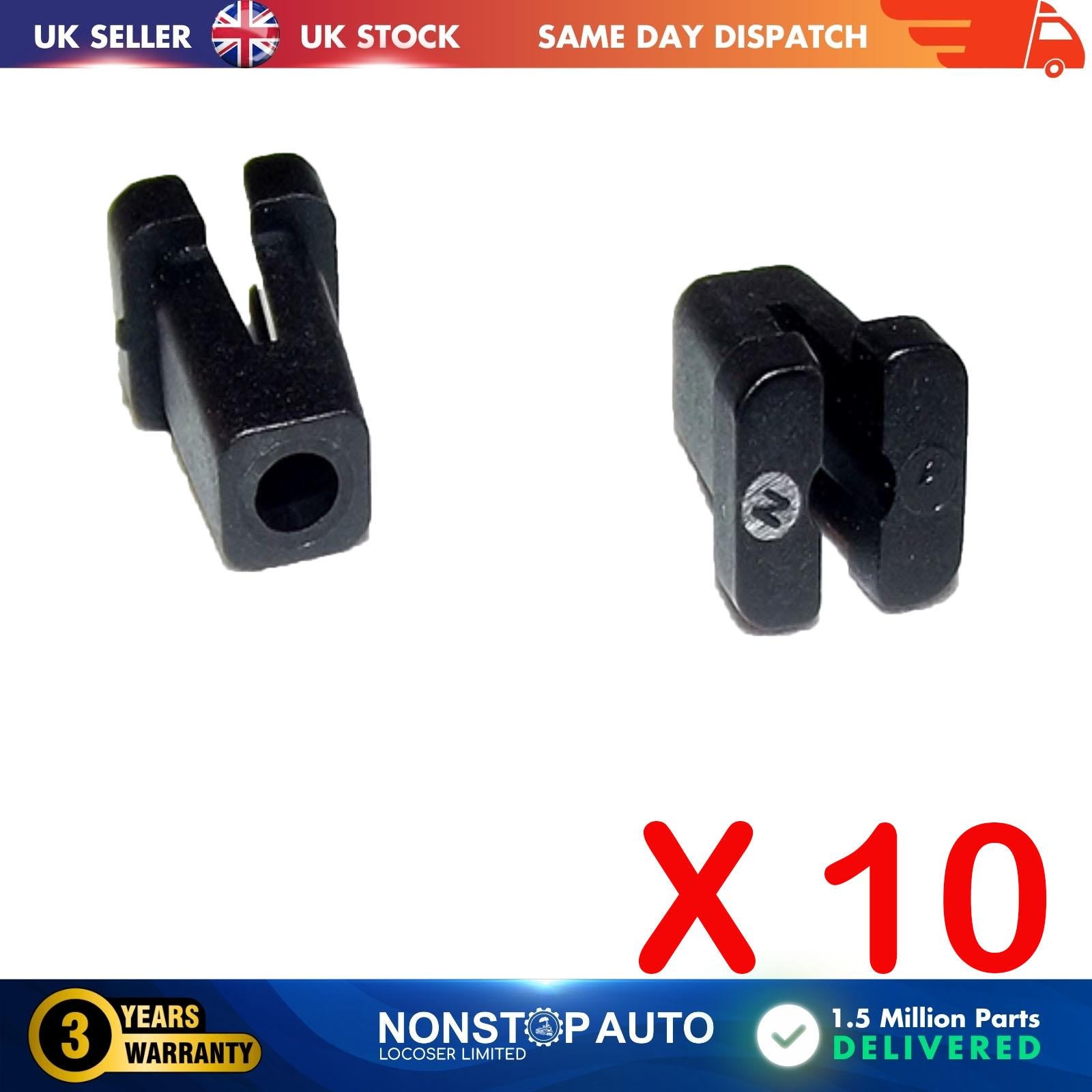 10x Interior Door Card Moulding Trim Panel Retainer Clips For VW Golf IV AUDI A3