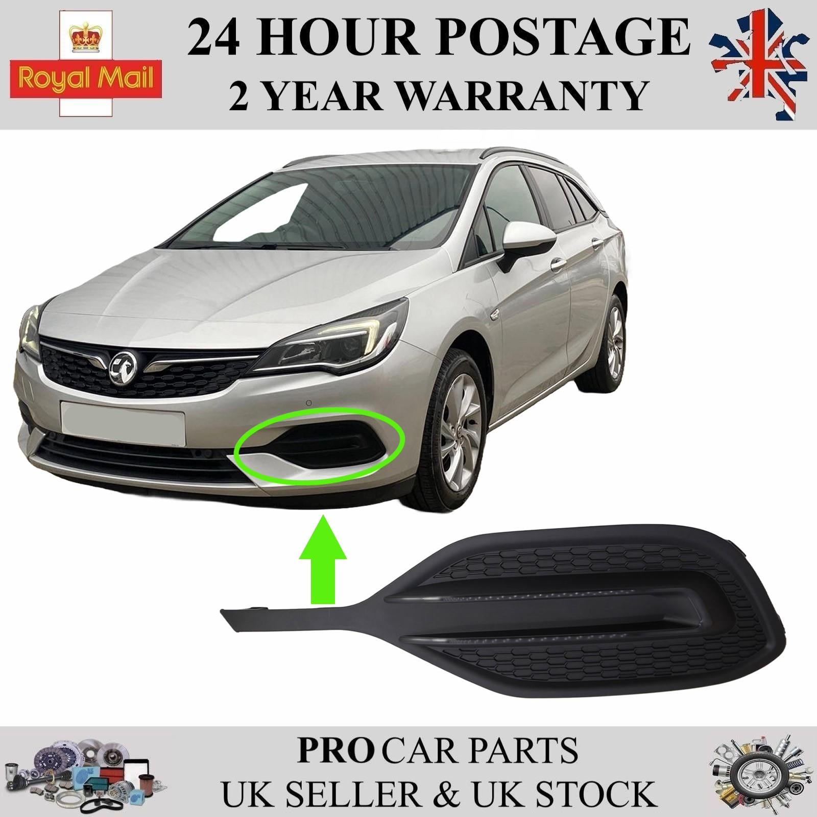 Fog Light Grill Front Left For VAUXHALL Astra K 2019-2022 39163604