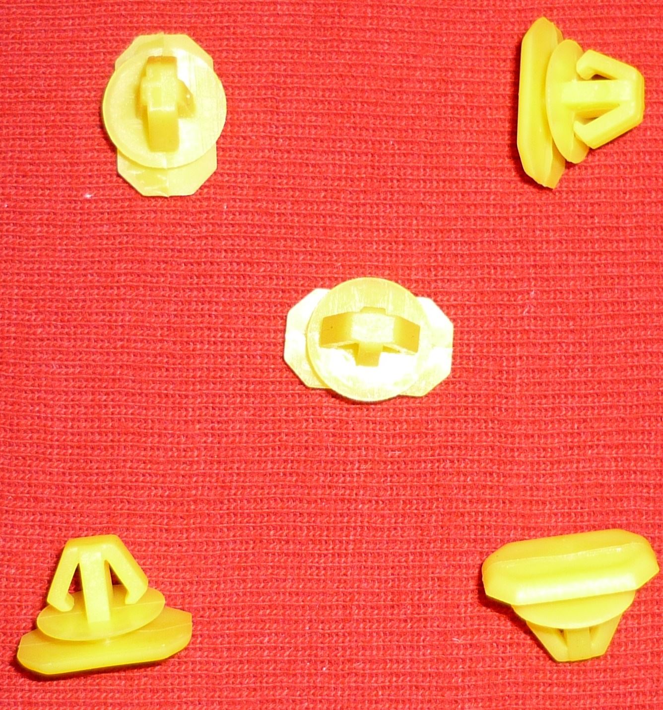 Rear Bumper Corner End Caps Trim Moulding Clips X10 For Ford Transit Connect
