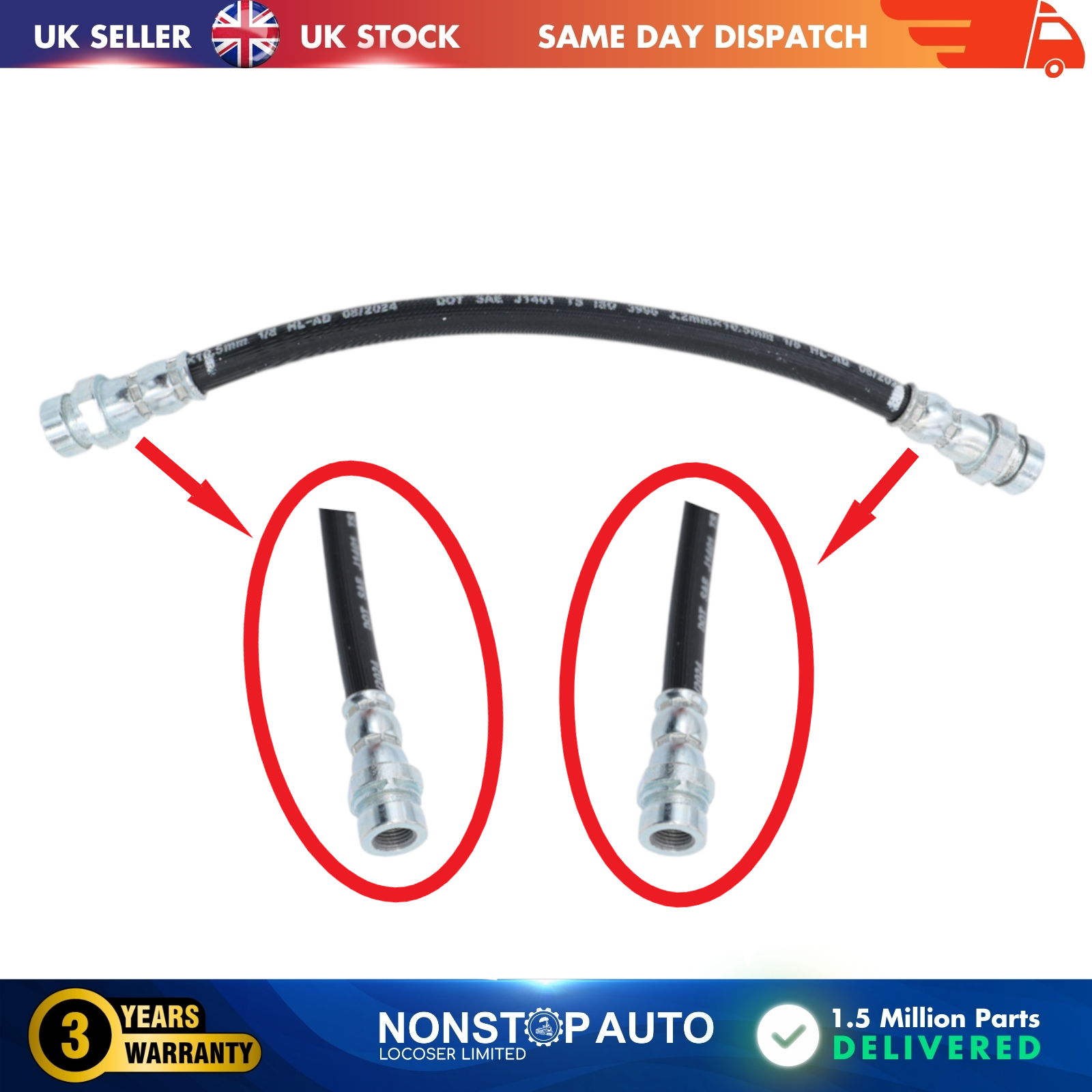 Rear Right Brake Hose Pipe For BMW X5 E70 F15, F85 X6 E71, E72 F16, F86 34326776868