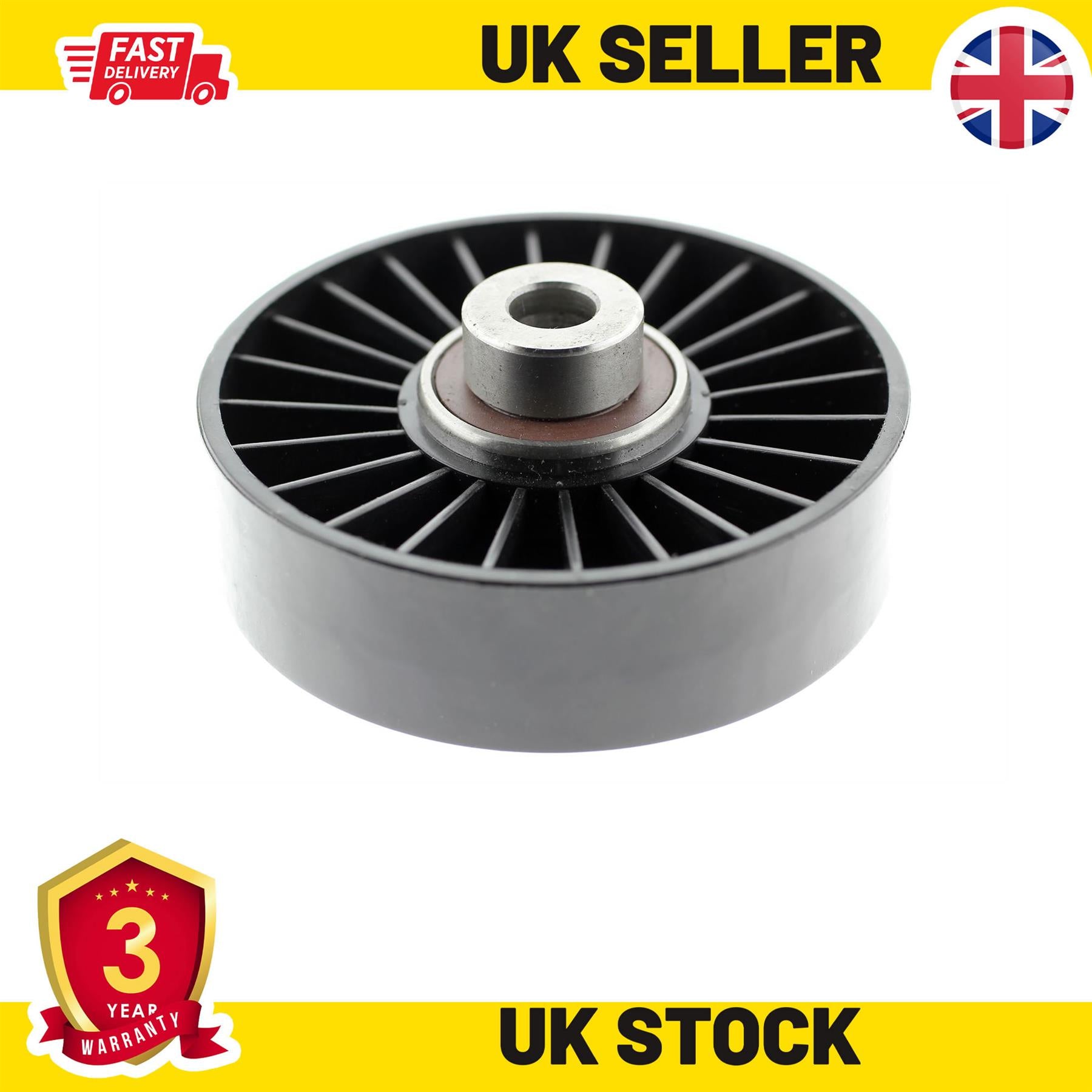 FIAT BARCHETTA BRAVA BRAVO COUPE MAREA PUNTO Fan Belt Tensioner Pulley - V - Ribbed Belt Idler / ALFA ROMEO 145 146 147 155 156 GT GTV SPIDER Fan Belt Tensioner Pulley - V - Ribbed Belt Idler / LANCIA Y Fan Belt Tensioner Pulley - V - Ribbed Belt Idler