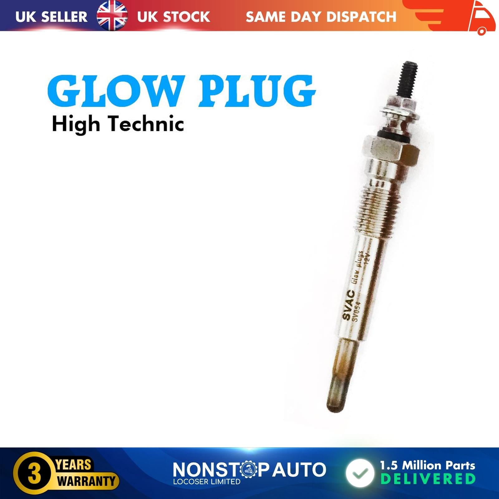FOR ISUZU GEMINI MIDI 2.0 TD 11V OPEL ASTRA CORSA KADETT 1.7 TD GLOW PLUG