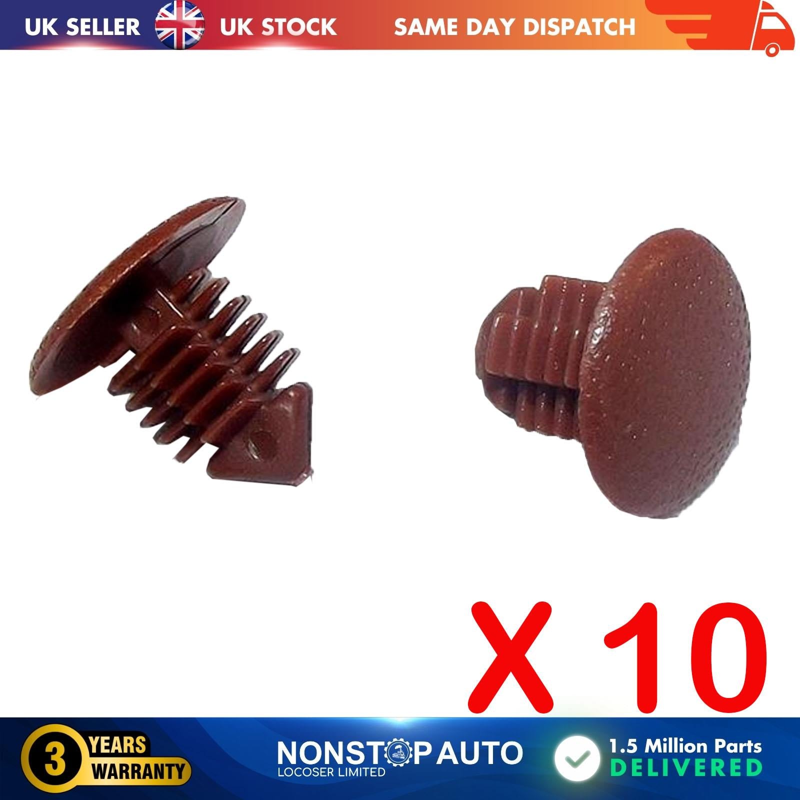 For OPEL VAUXHALL Trim Panel Retainer Plastic Clips X10