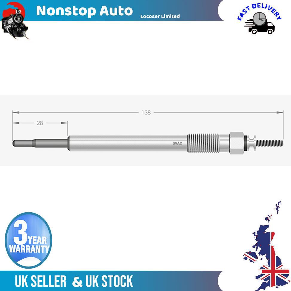 Glow Heater Plug Fits HYUNDAI ix35 LM EL ELH 2.0 CRDi KIA SORENTO II (XM): 2.2 CRDi SPORTAGE (SL): 2.0 CRDi 367102F000