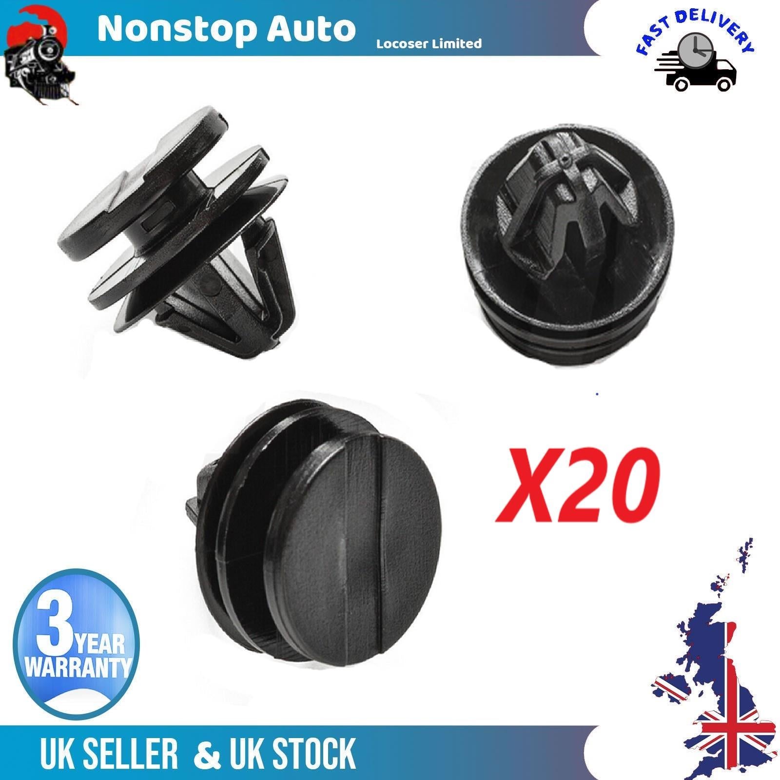 20X Door Exterior Trim Wheel Arch Clips For  LAND ROVER Discovery Mk3 Mk4