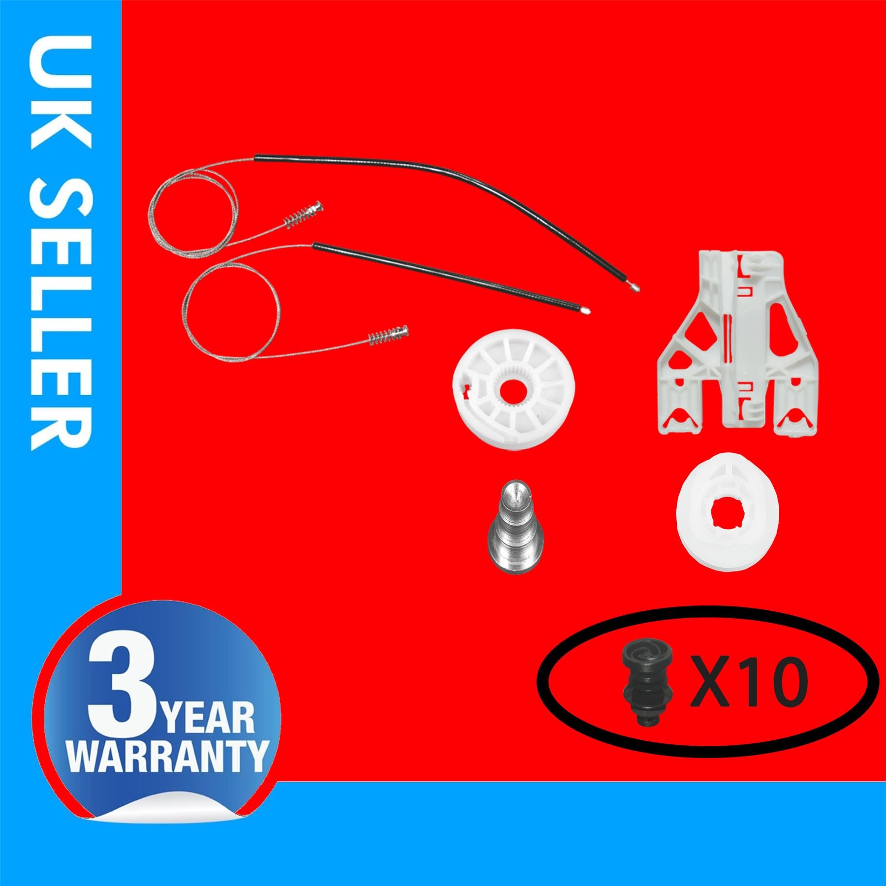FOR AUDI  A4 WINDOW REGULATOR REPAIR KIT REAR LEFT HAND SIDE  (2009-2013)
