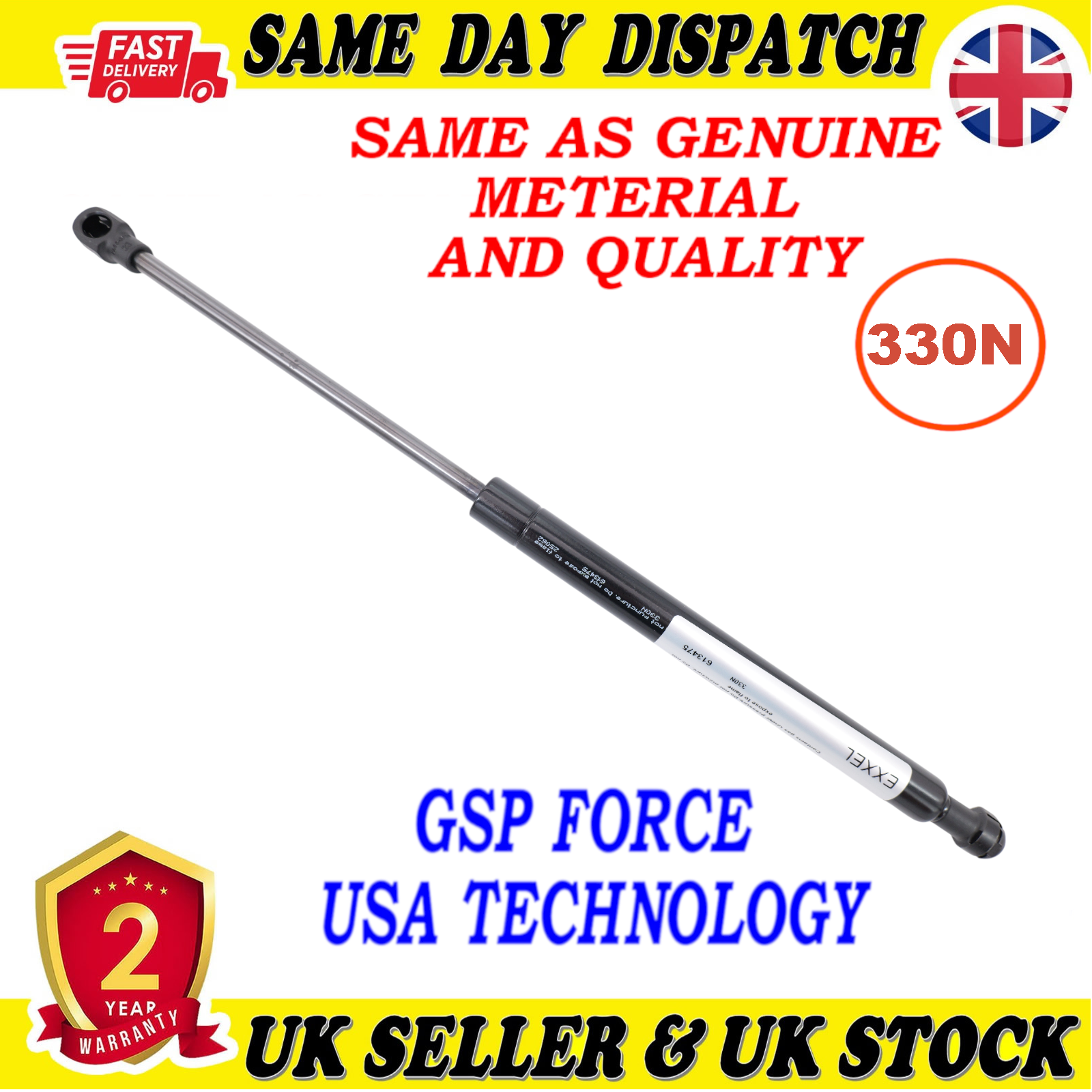 TAILGATE BOOT GAS STRUTS 330 Newton FOR BMW 3 E90 E91 E92 E93 51237060550