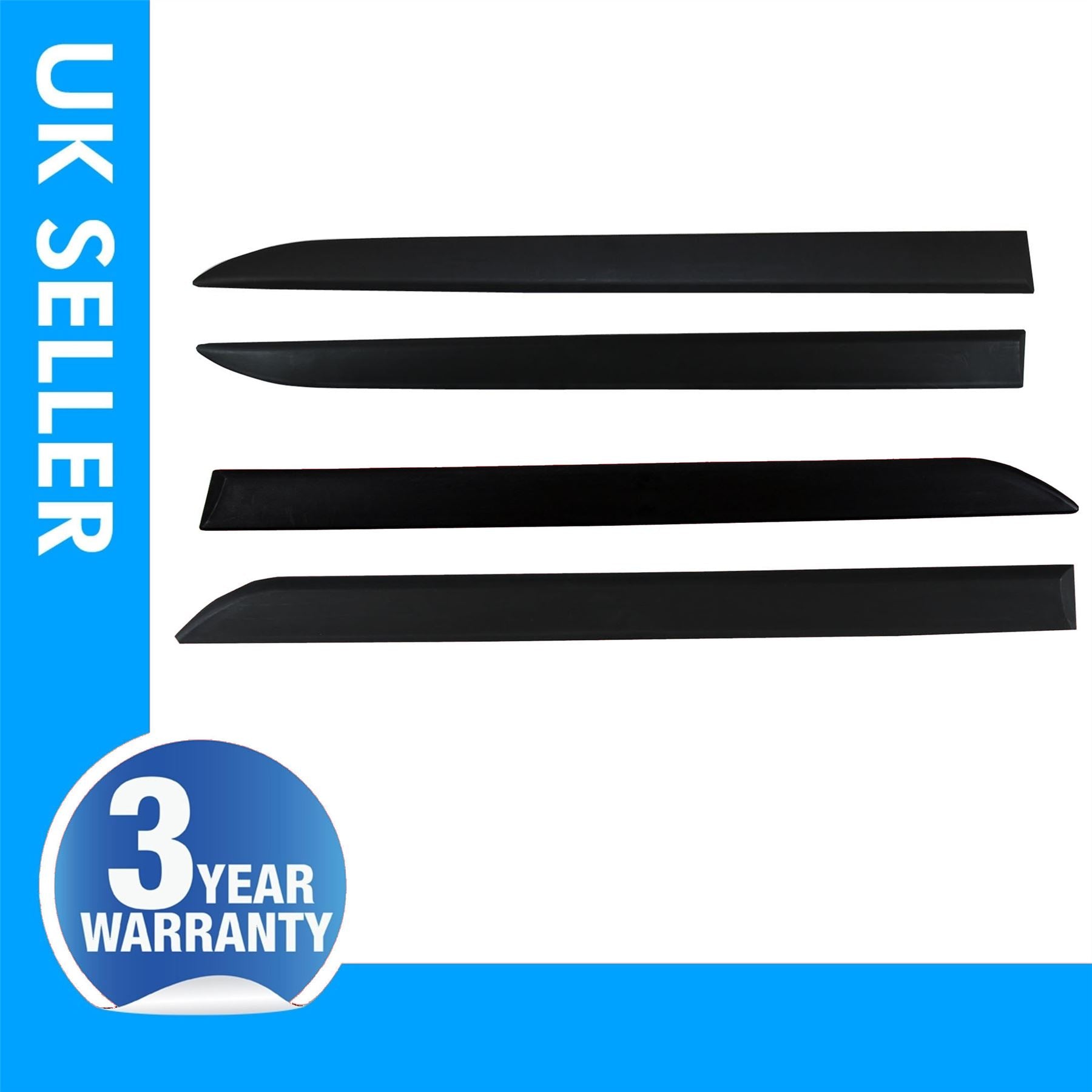 4 X  Door Panel Moulding Strap Front & Rear Side Vauxhall Opel Corsa D 5172448