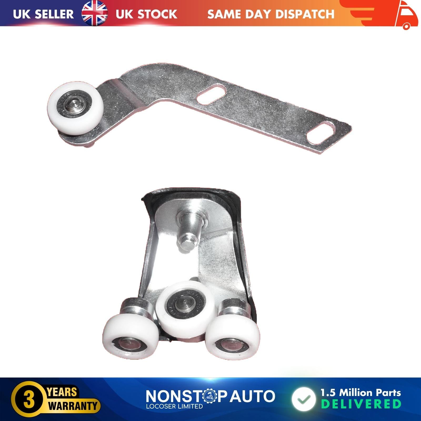 2X Sliding Door Roller Guide Hinge Top Bottom Right Fits IVECO Daily