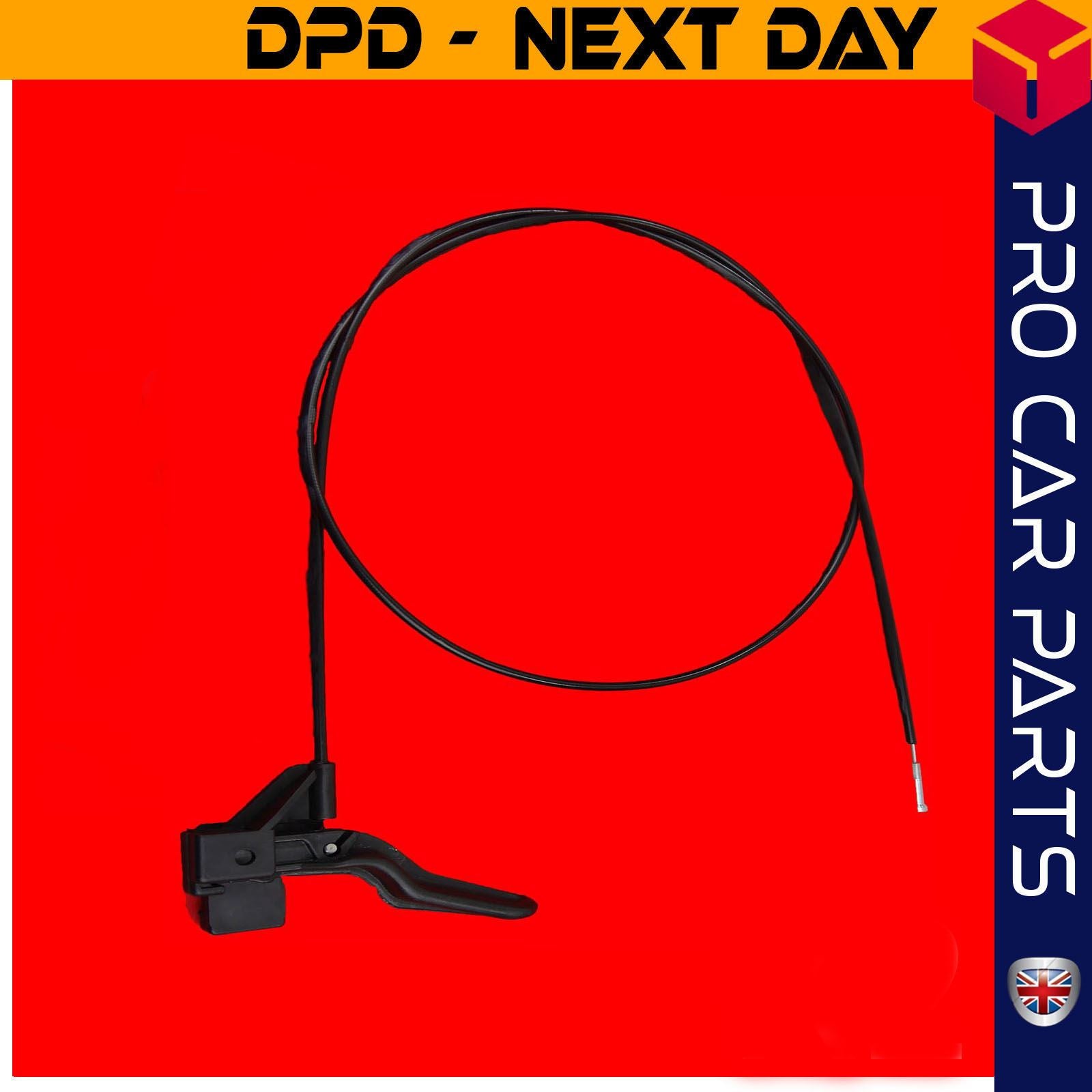 BONNET LOCK RELEASE CABLE For VAUXHALL OPEL ASTRA CALIBRA KADETT VECTRA ASCONA 1178451