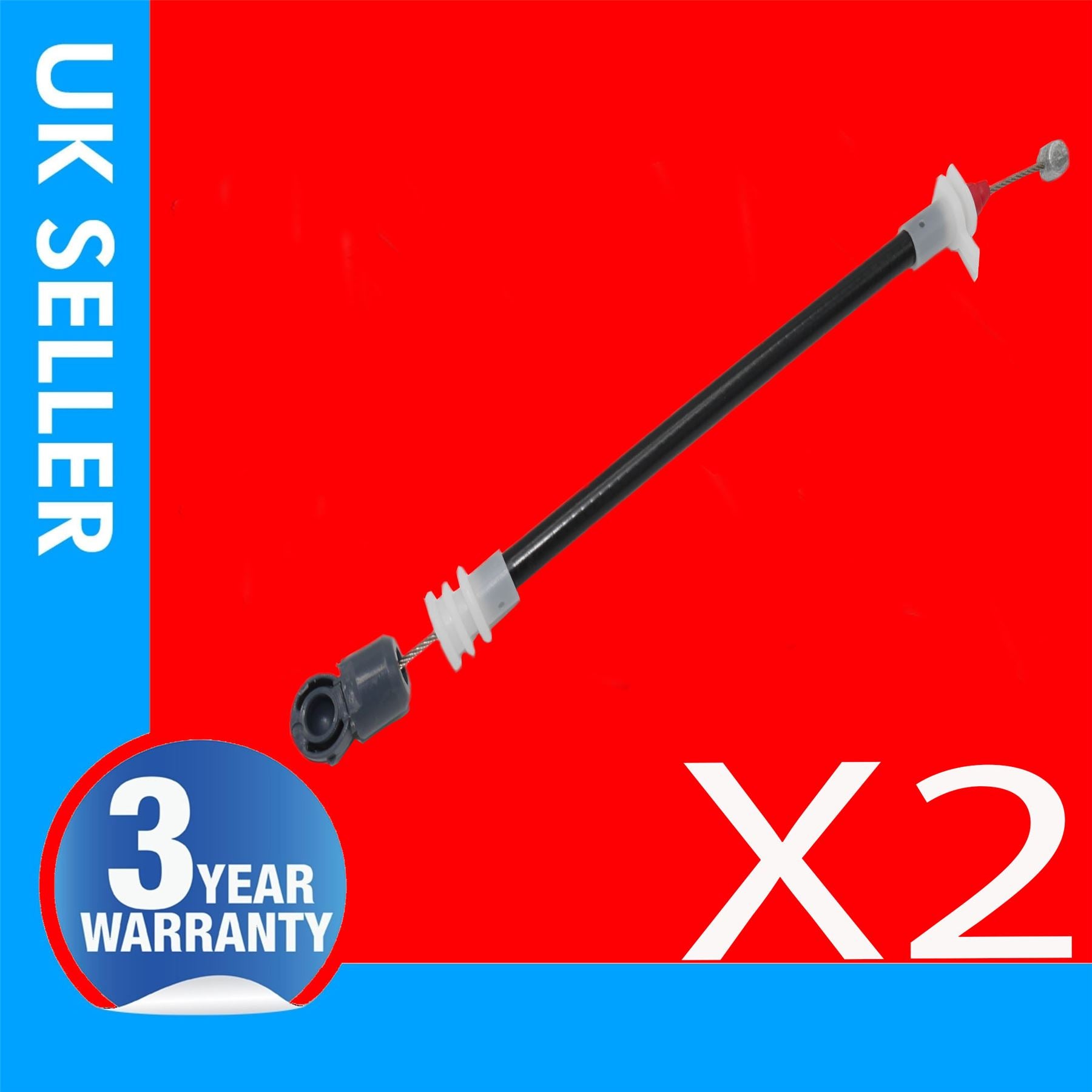 2X Rear Door Handle Realese Cable Fits BMW X5 E53   51228403058