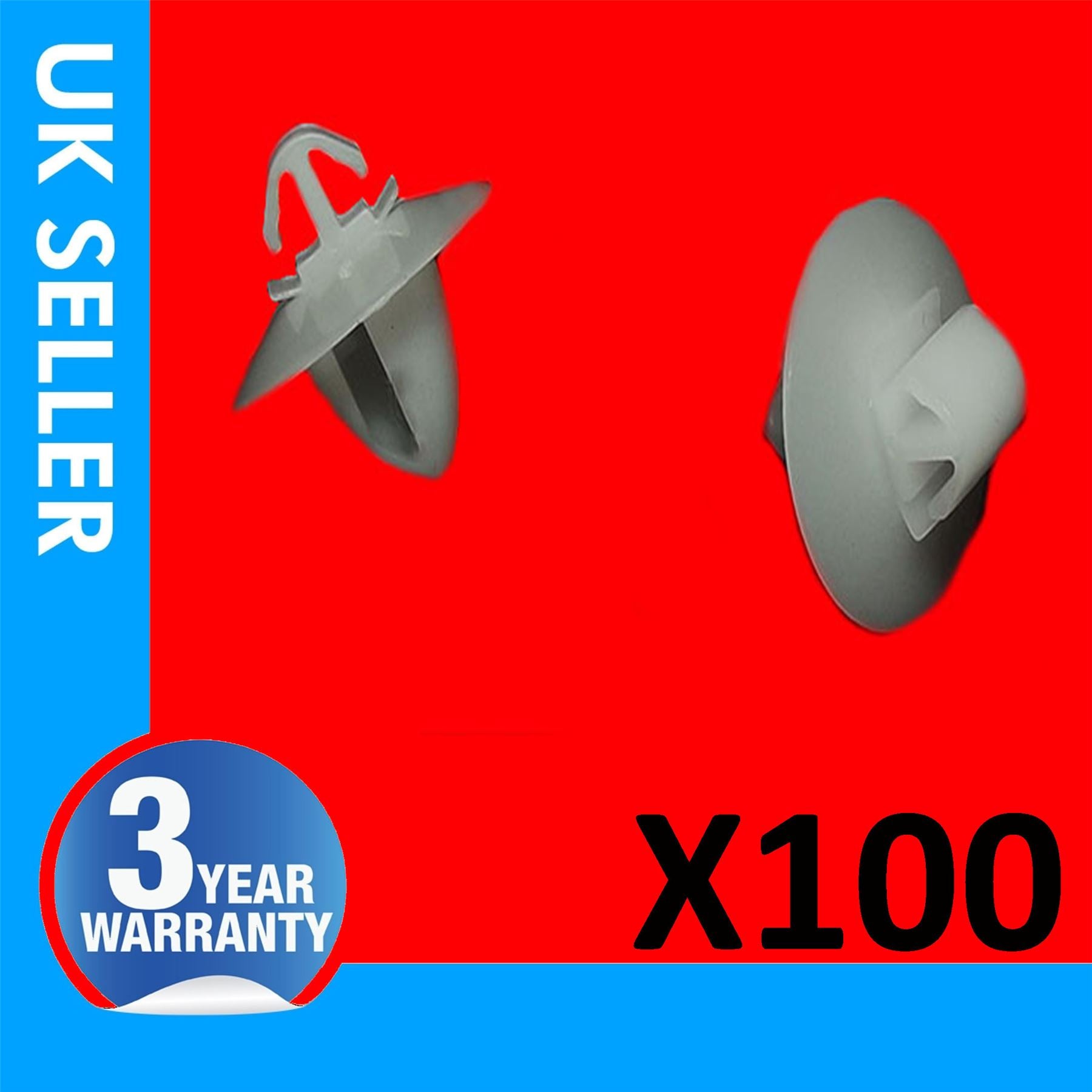 100X Fits Fiat Doblo Alfa Romeo Iveco DOOR MOULDING PANEL CLIPS