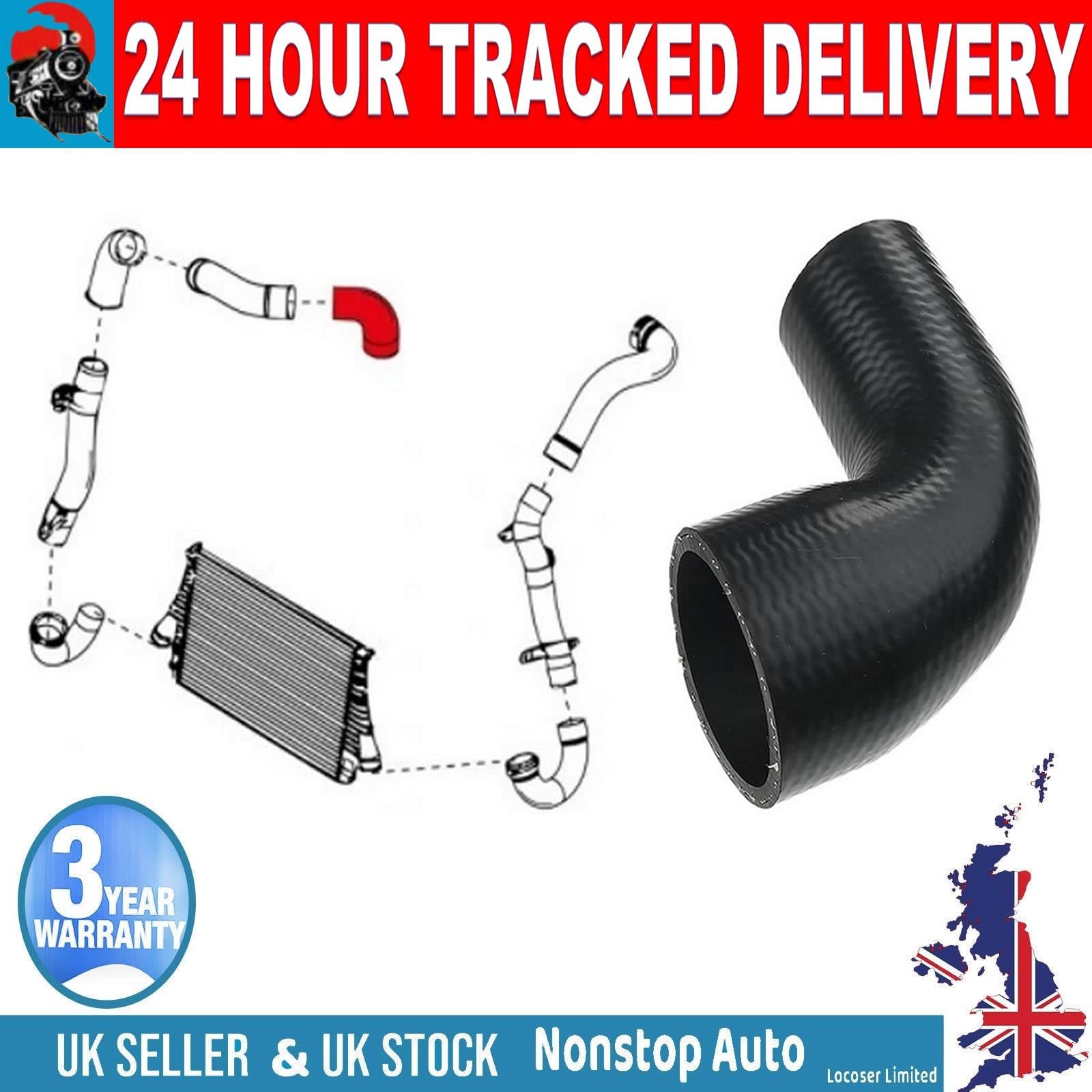 TURBO INTERCOOLER HOSE PIPE FOR VAUXHALL  OPEL Vectra C Signum SAAB 9-3  835037