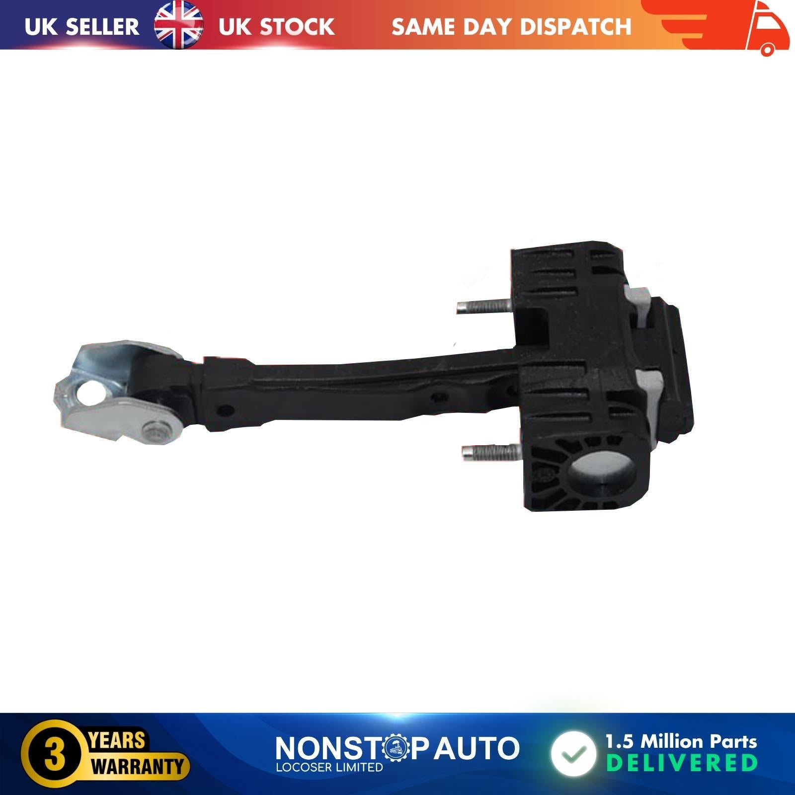 Front Door Hinge Stop Check Strap Limitery Right or Left Side Fits PEUGEOT Expert Traveller  CITROEN Jumpy  Spacetourer  VAUXHALL Vivaro C  Zafira Life  9808070580