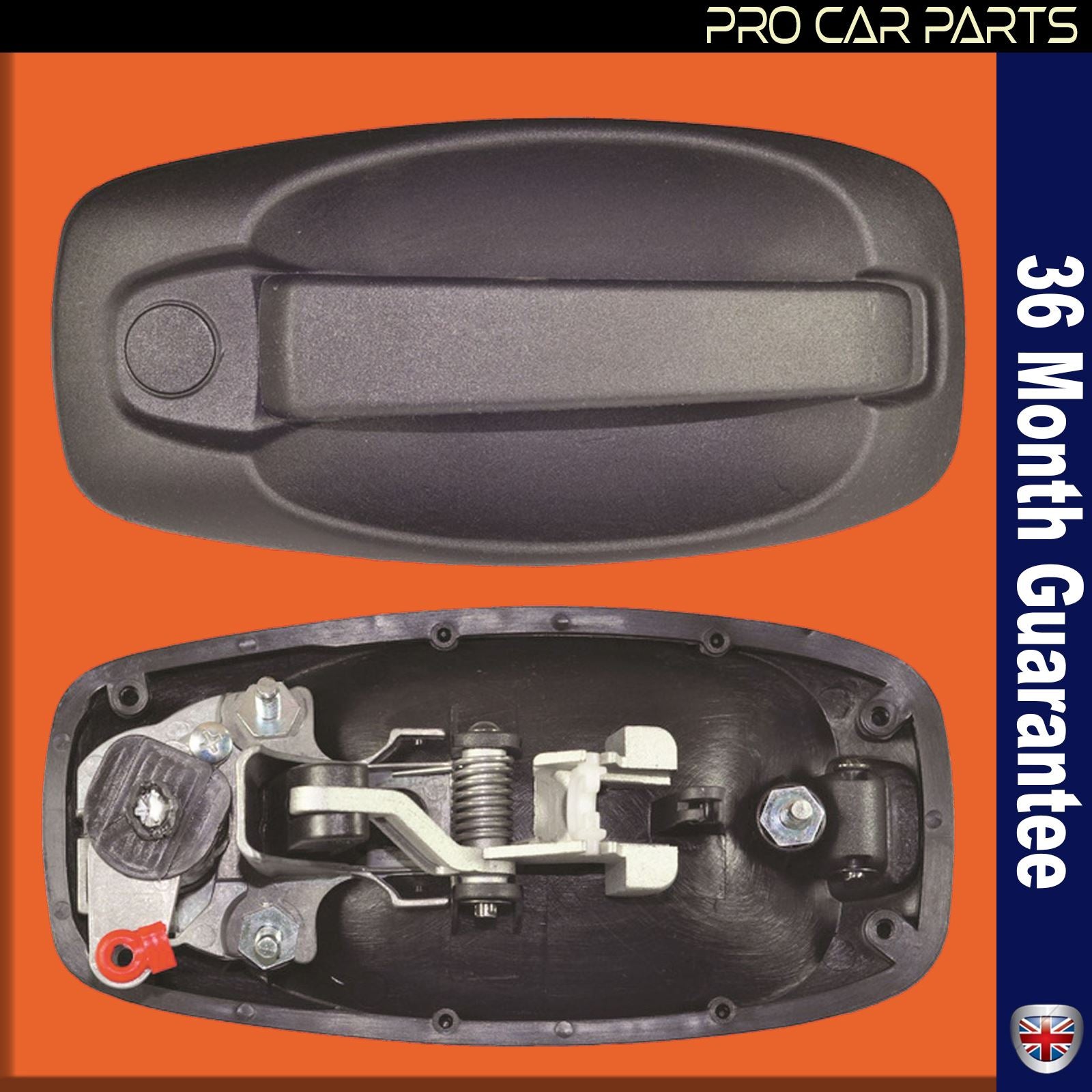 Door Handle  Front Right Fits FIAT Fiorino Qubo 735460743