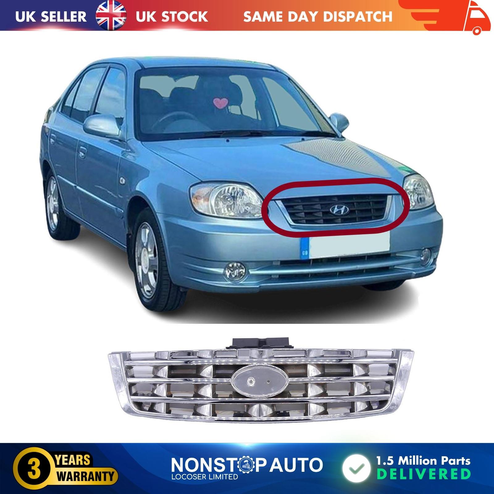 Front Grill Chrome Fits HYUNDAI Accent II 2000-2005 8636025600