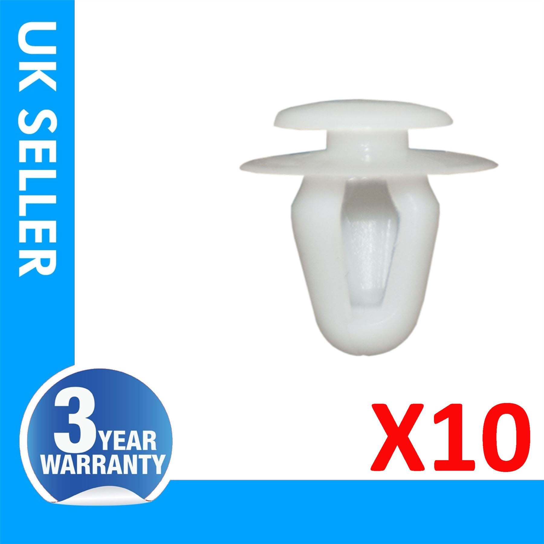 10X For Toyota Auris Cruiser Daithatsu Door Moulding Panel Clips 09409-08320