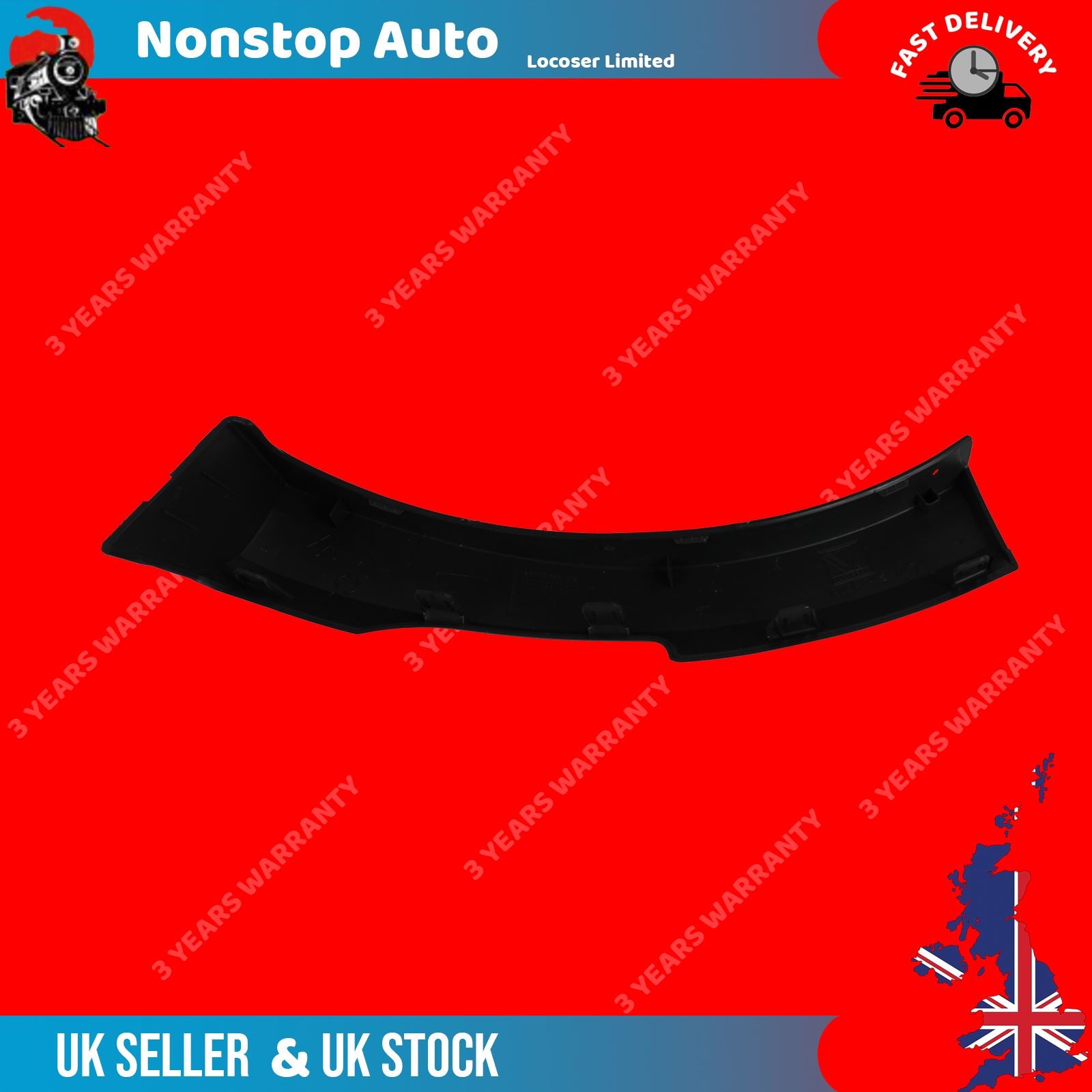 FRONT WHEEL ARCH MOULDING TRIM LEFT SIDE FITS DACIA SANDERO 960173784R