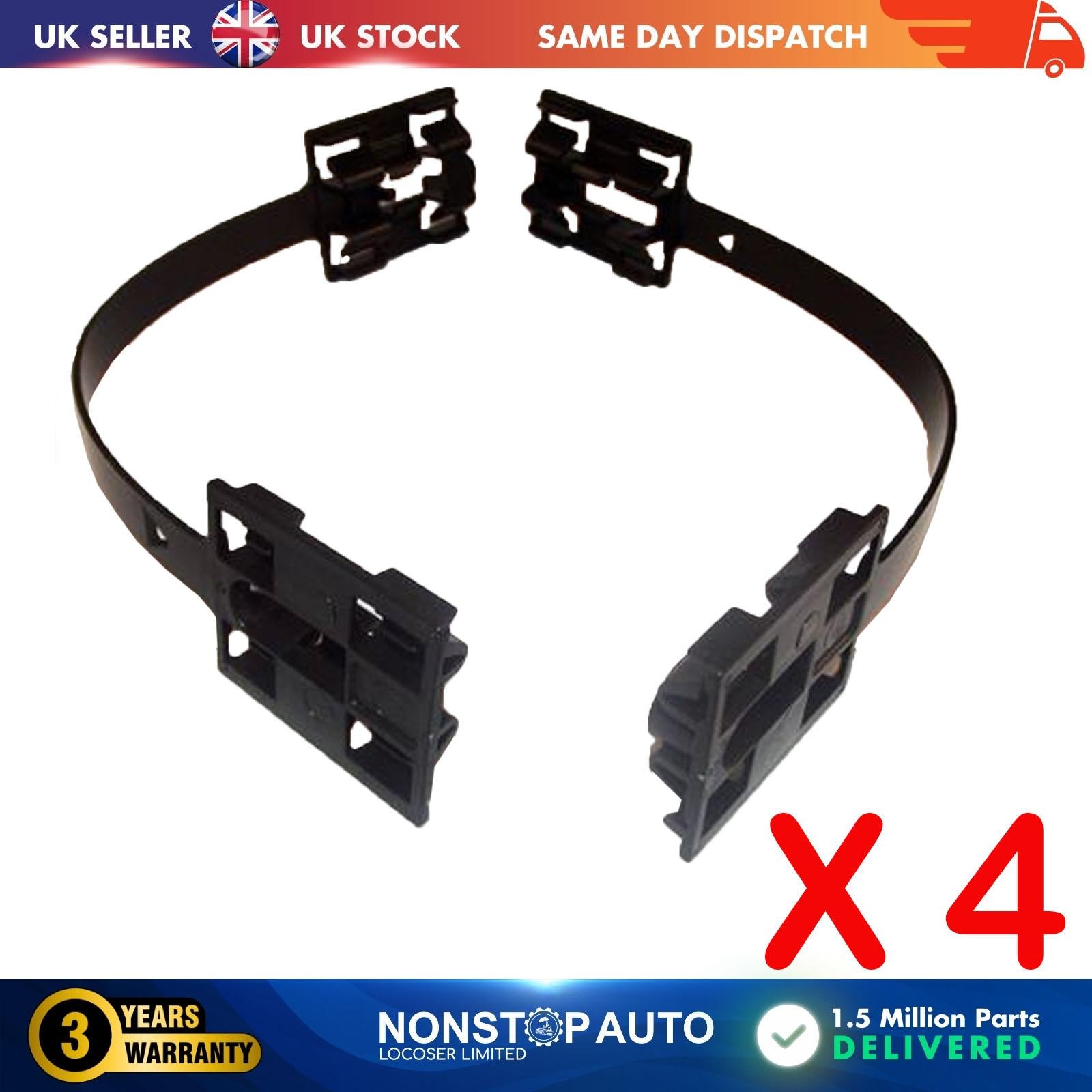 4X Side Sill Skirt Moulding Clips for VAUXHALL / OPEL Astra G H Corsa C D Vectra B Zafira A 01 64 987, 9174457