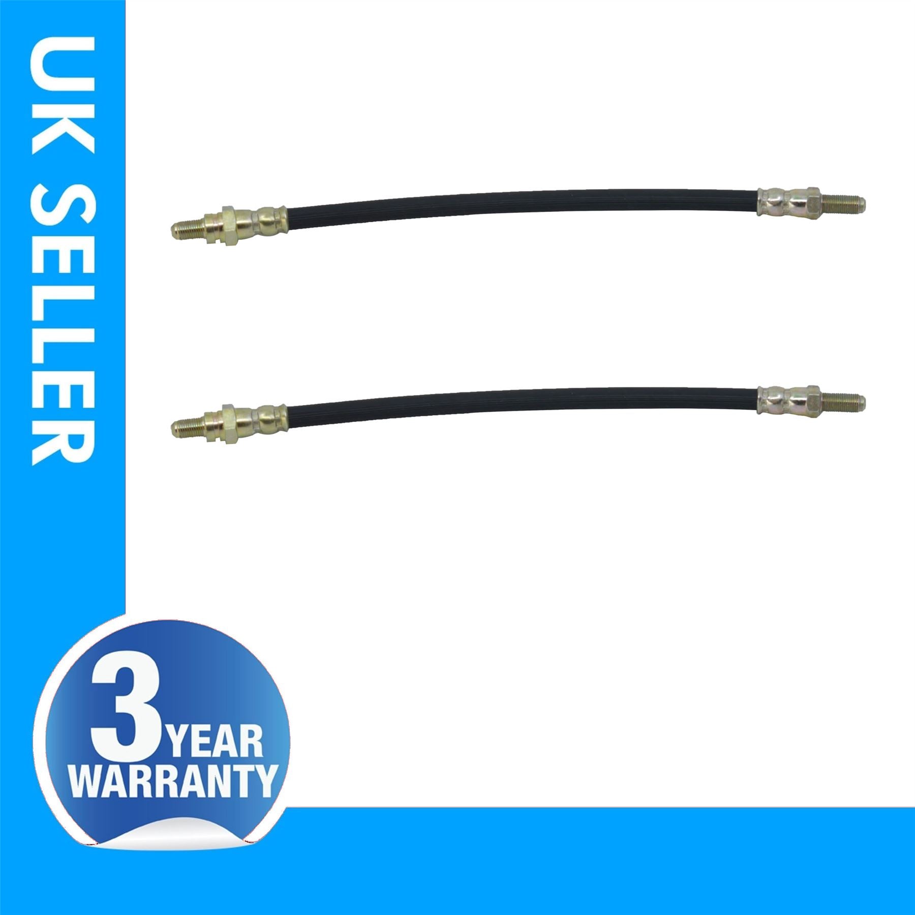 2X Rear Brake Hose Pipe  Fits FORD COURIER FIESTA 1018615 96FB2282BA 6643690