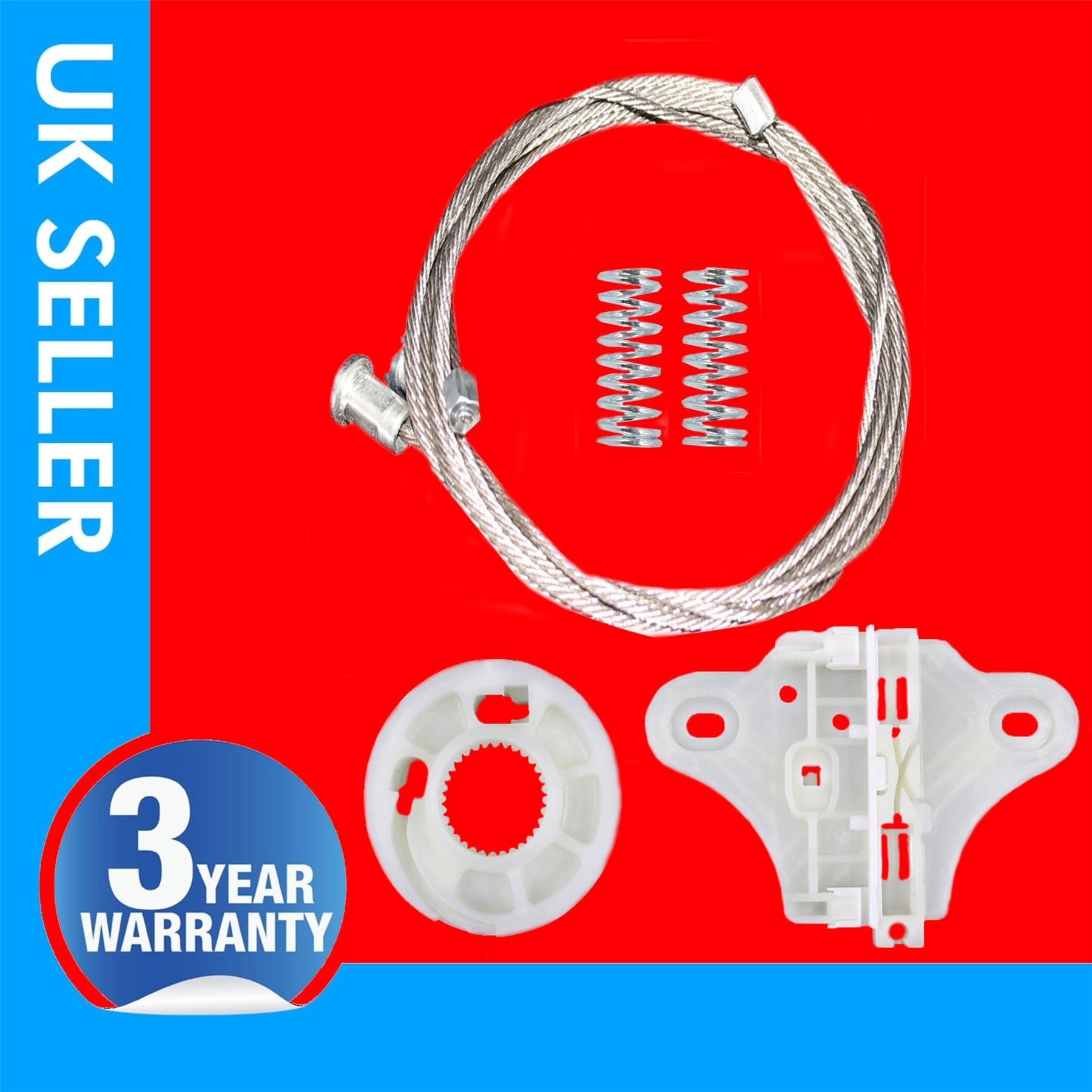 Window Regulator Repair Kit Rear Left Side Fits RENAULT Clio Mk4 807205569R