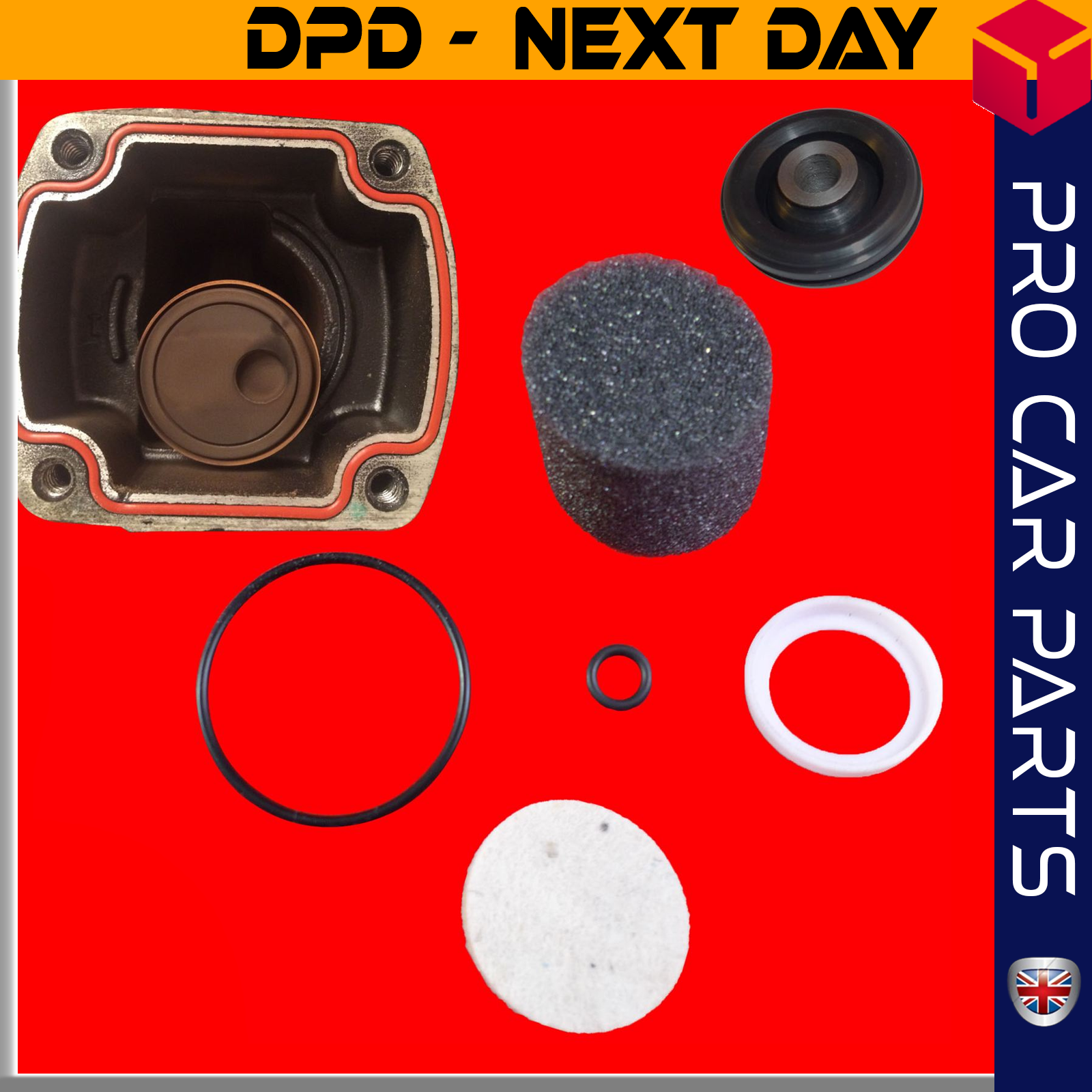 Eas Air Suspension Compressor Pump Seal L?ner Repair Kit Fits RANGE ROVER P38