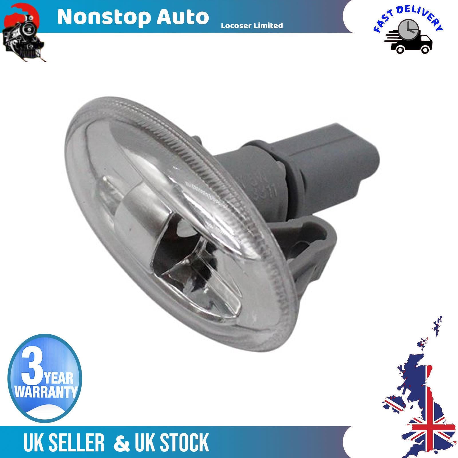 Side Indicator Repeater Lamp R or L For VAUXHALL Combo Zafira Vivaro C 6325G3