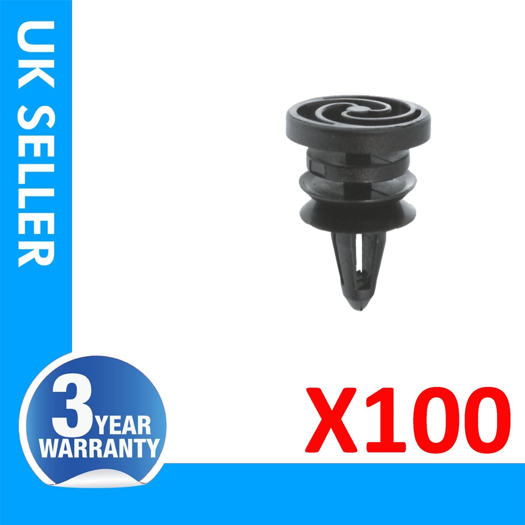 100X DOOR CARD TRIM PANEL MOULDING CLIPS FITS SEAT CORDOBA 6K0868243C