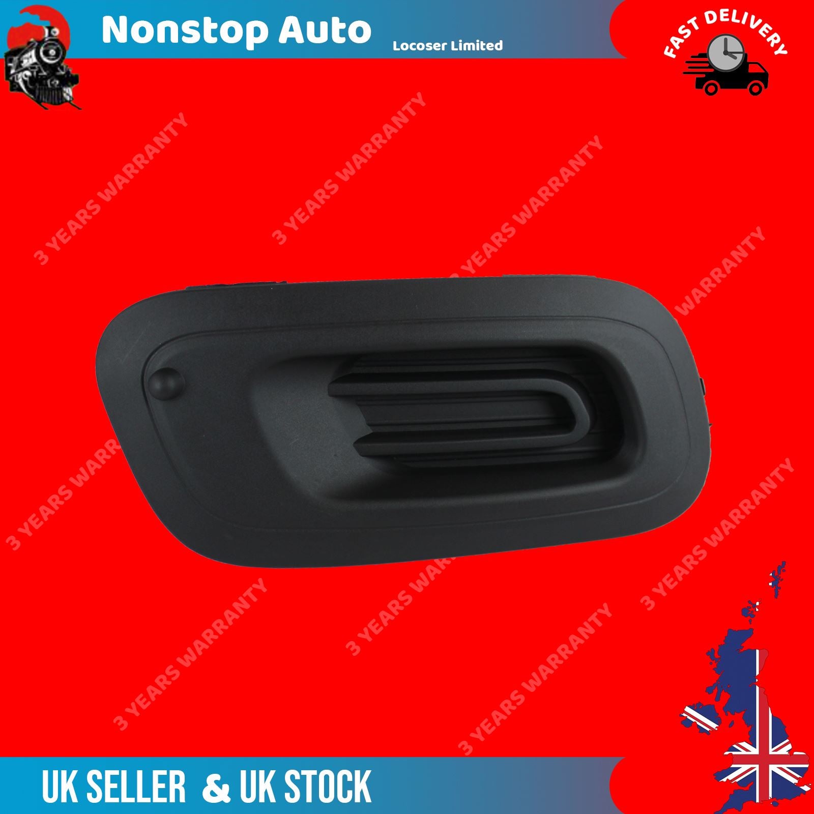 BUMPER GRILL Fog Light COVER RIGHT SIDE FITS FIAT PANDA MK3 FITS FIAT PANDA MK3