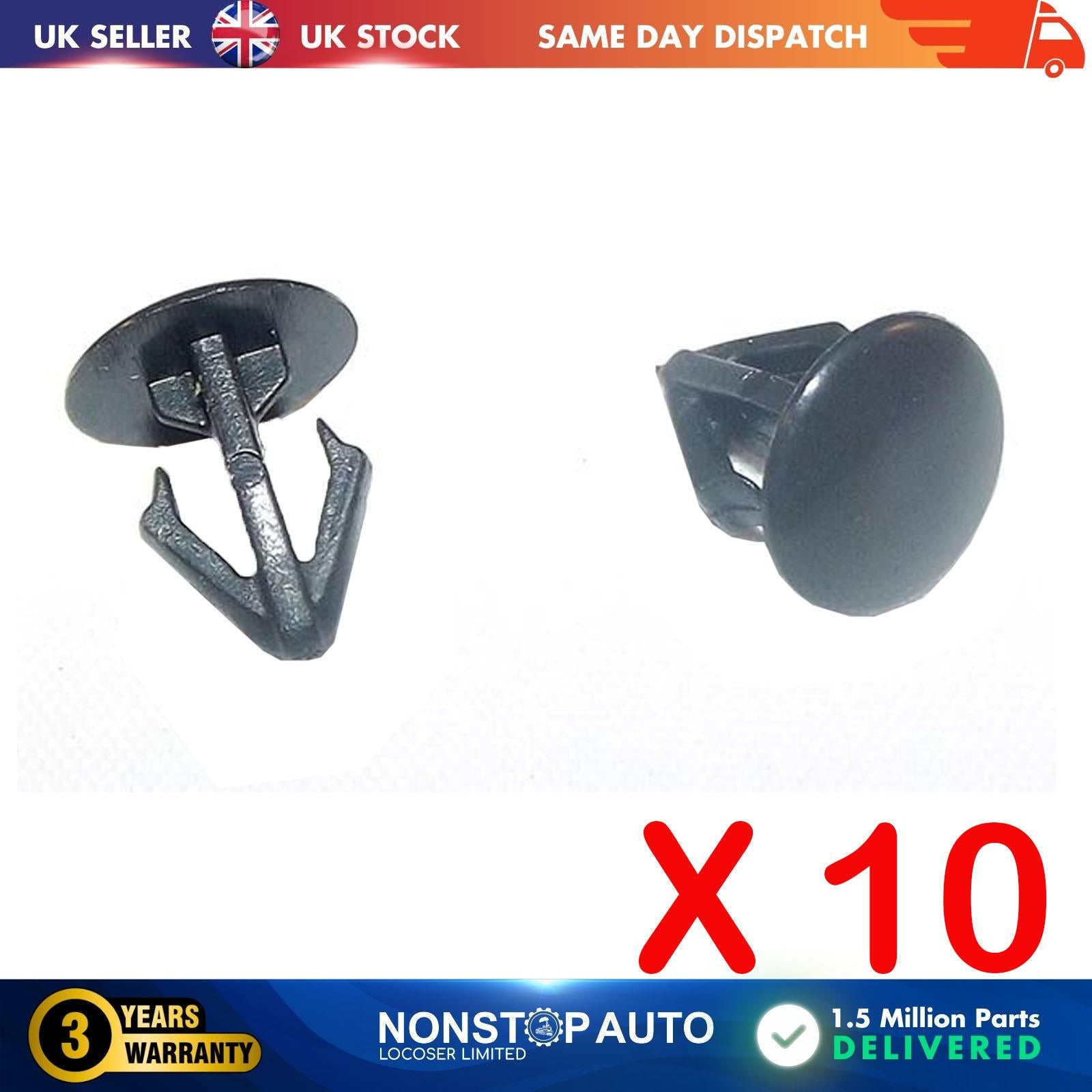 10 X FOR HONDA ACURA Hood Insulation Retaining Clips