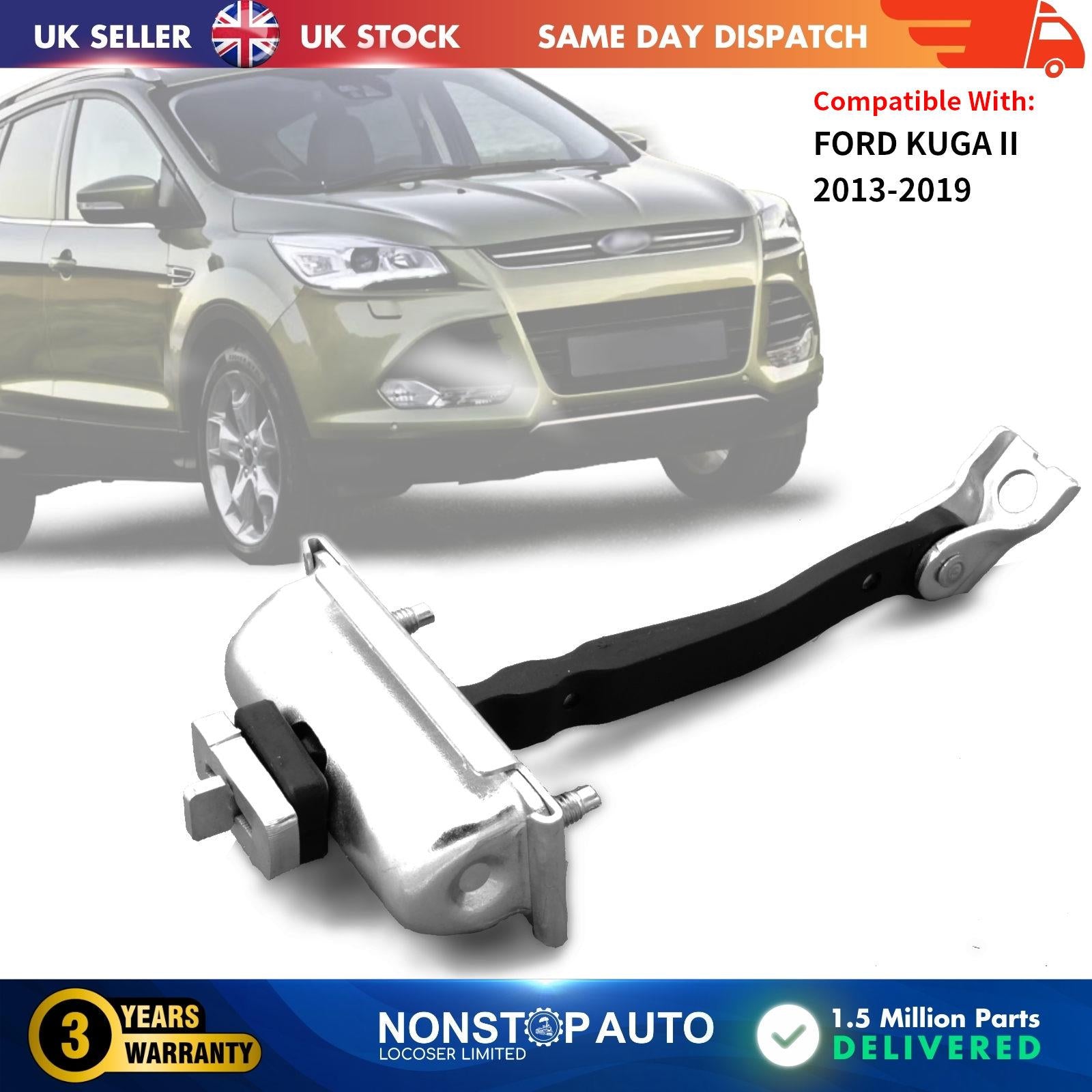 Door Check Strap Stopper Rear Left Right For FORD Kuga II 5162727