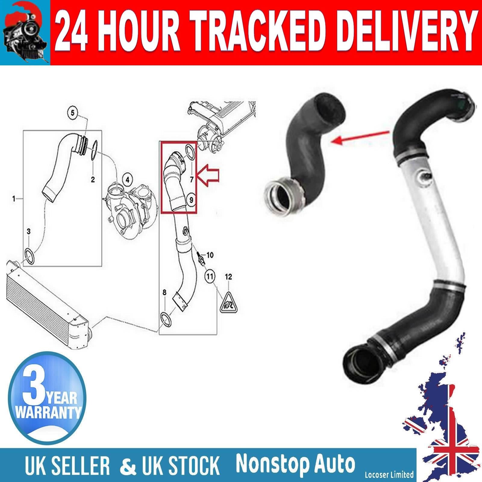 TURBO INTERCOOLER HOSE PIPE FOR  BMW  E83 X3 2.0D 11613450222