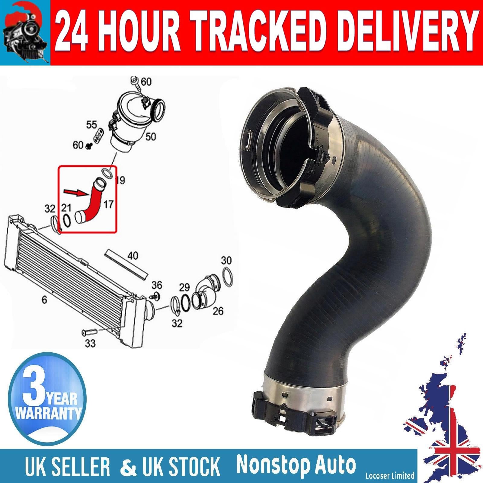TURBO INTERCOOLER HOSE PIPE   FOR MERCEDES VITO  VIANO 639 2.2 CDI 6395283782